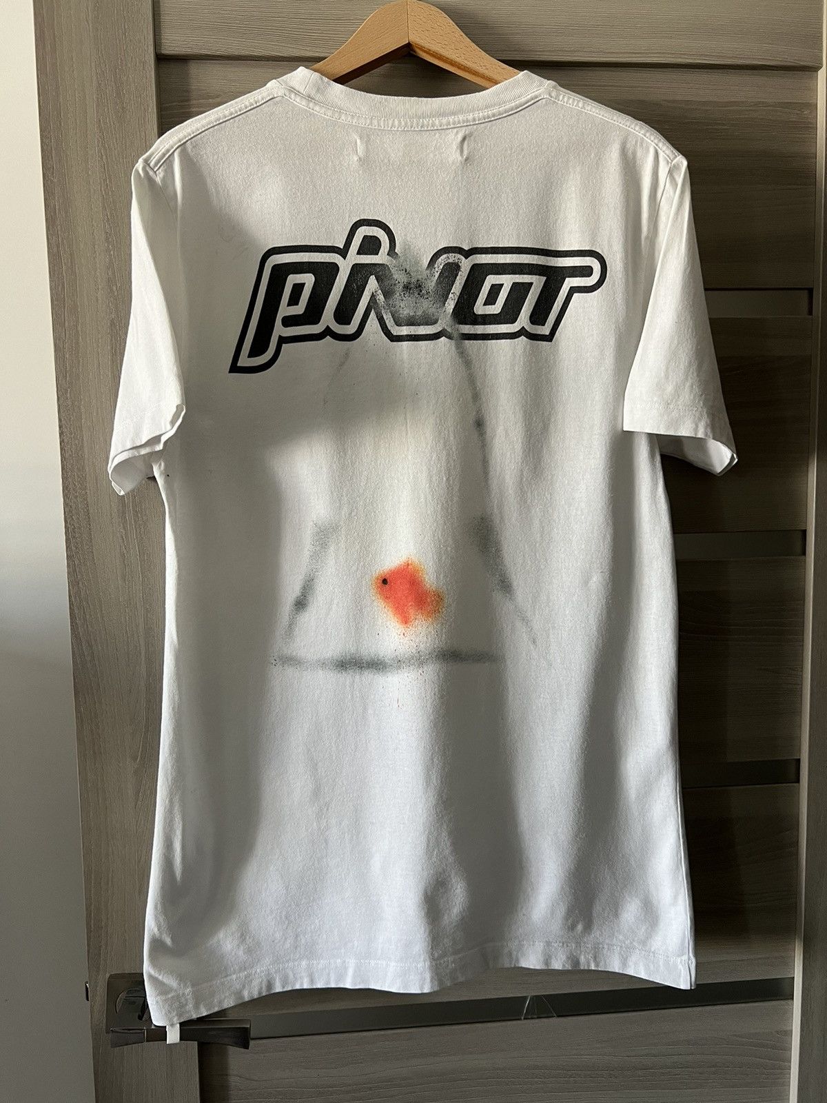 Off-White Off-White Pivot Fish T Shirt M Size Size US M / EU 48-50 / 2 - 3 Thumbnail
