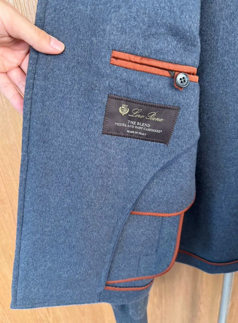 Loro Piana LORO PIANA Luo Ma Mao Excellent Classic series men's jacke Size US S / EU 44-46 / 1 - 4 Thumbnail