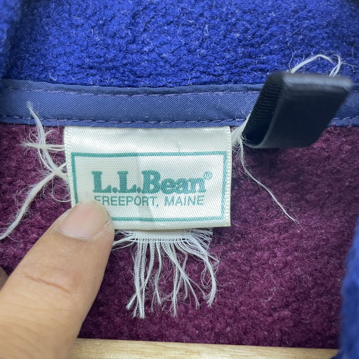 L.L. Bean 💥Vintage LL Bean Jacket Marron Fleece Size US M / EU 48-50 / 2 - 4 Thumbnail