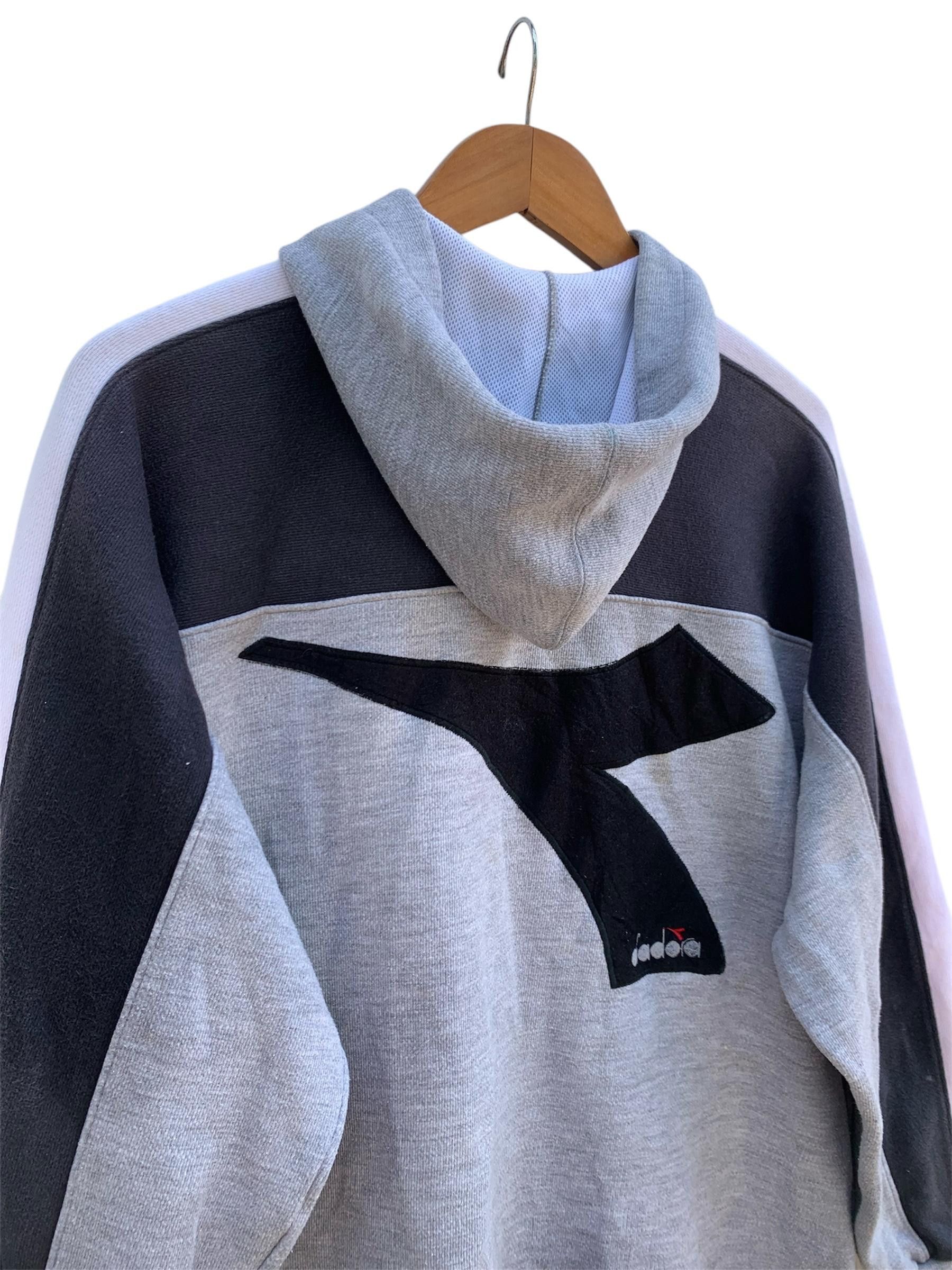 Diadora Vintage Diadora Light Your Fire Hoodie Jacket Size US M / EU 48-50 / 2 - 9 Thumbnail