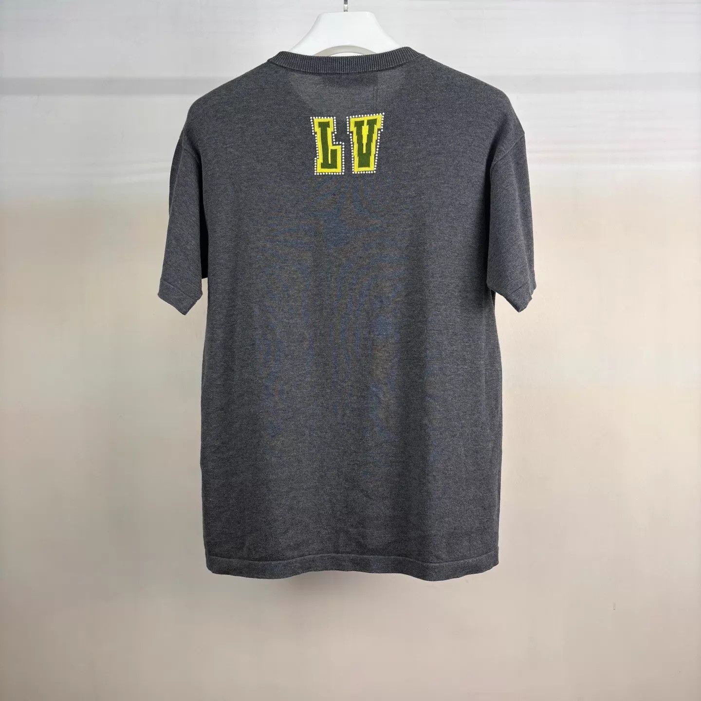 Louis Vuitton LV Dog Beaded Logo Knit Short Sleeve T S New Unused Italy Size US S / EU 44-46 / 1 - 2 Thumbnail