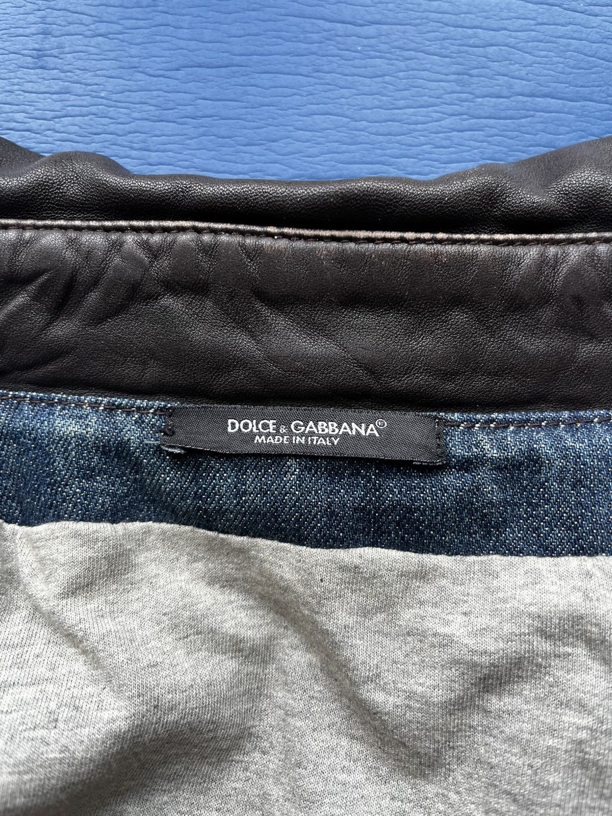 Dolce & Gabbana Dolce & Gabbana AW 2003 Denim Jacket - Faded Blue Size US L / EU 52-54 / 3 - 5 Thumbnail