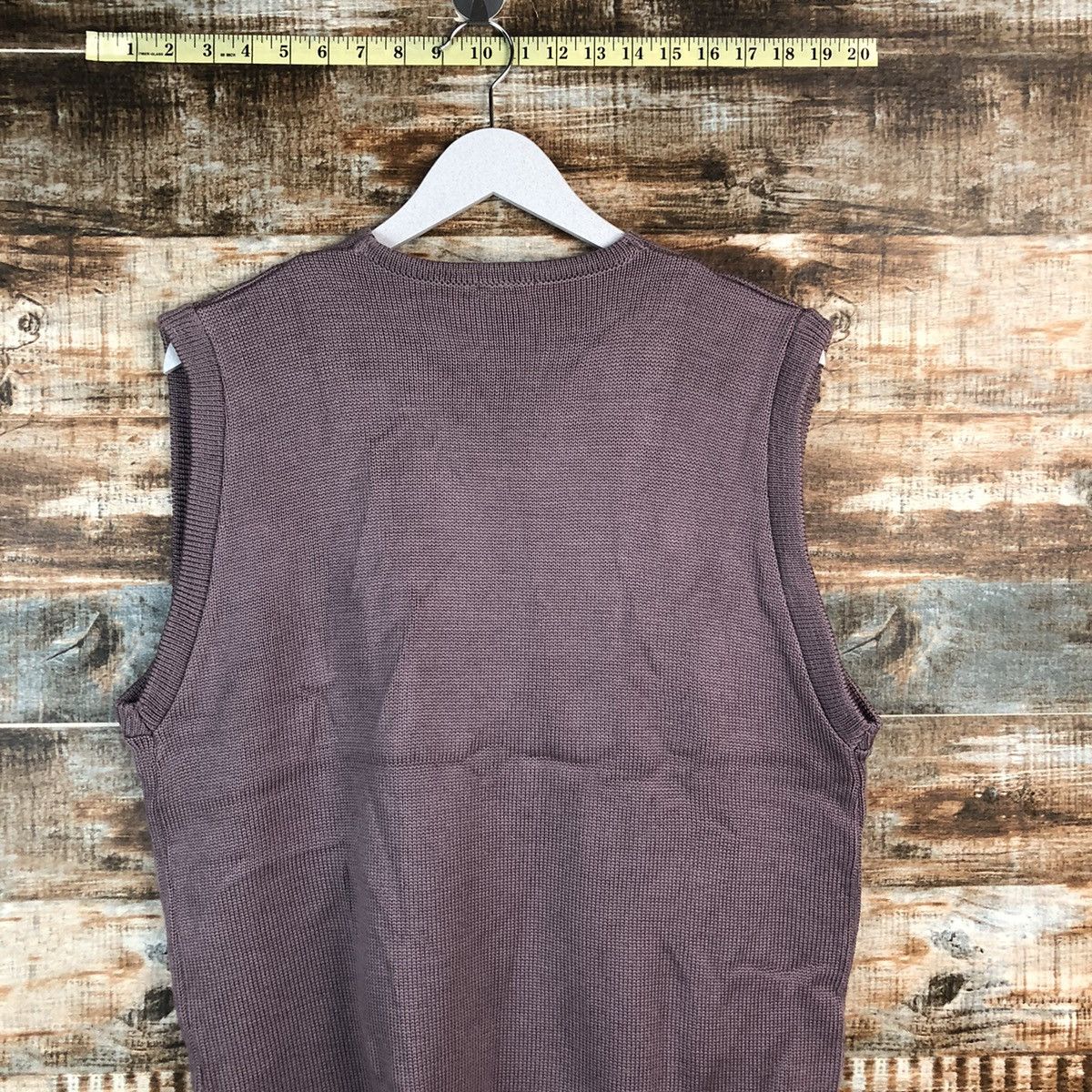Japanese Brand × Vintage My Mrs Pink Vest Knitwear #A2362 Size L / US 10 / IT 46 - 14 Thumbnail
