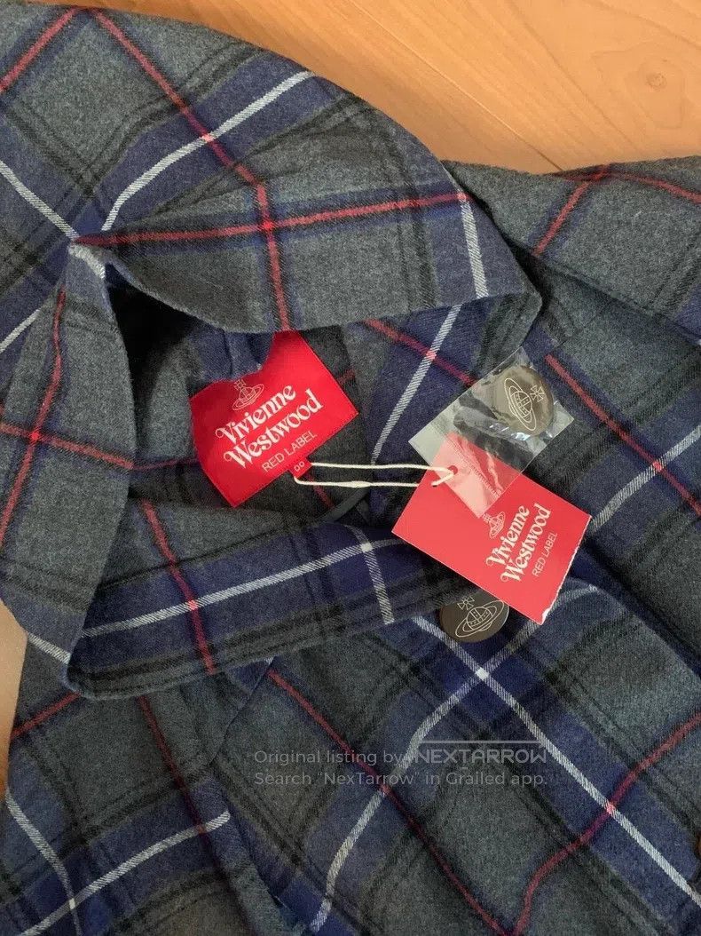 Vivienne Westwood Vivienne Westwood size 00 Witch Blue Plaid Top Coat Size M / US 6-8 / IT 42-44 - 3 Thumbnail