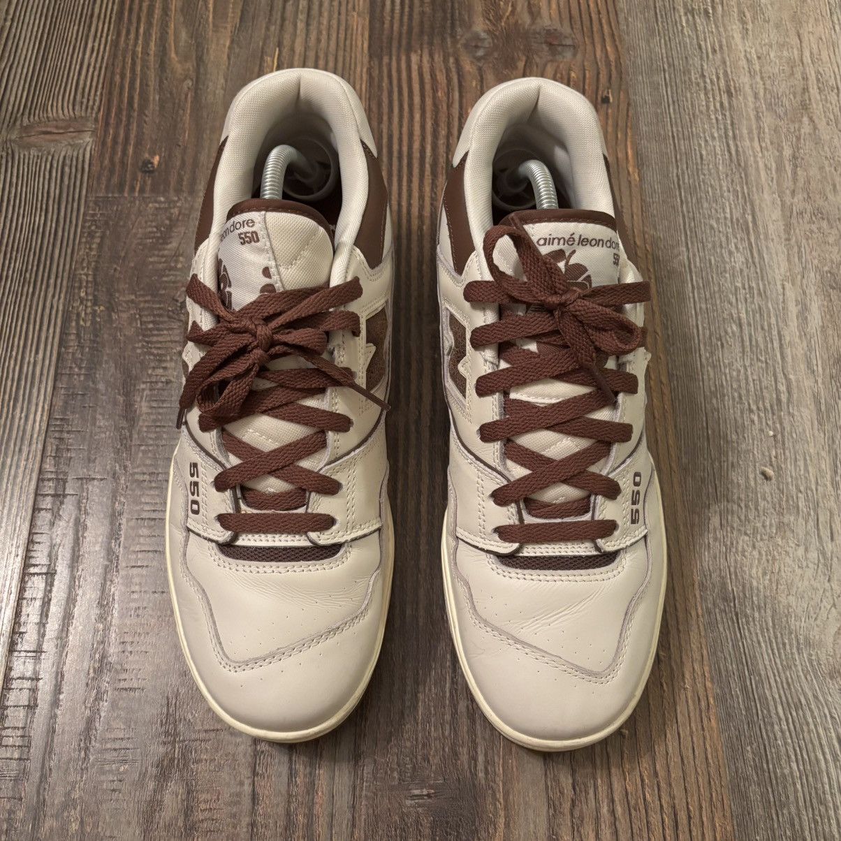 Aime Leon Dore × New Balance New Balance x Aime Leon Dore 550 White Brown Size US 10.5 / EU 43-44 - 3 Thumbnail