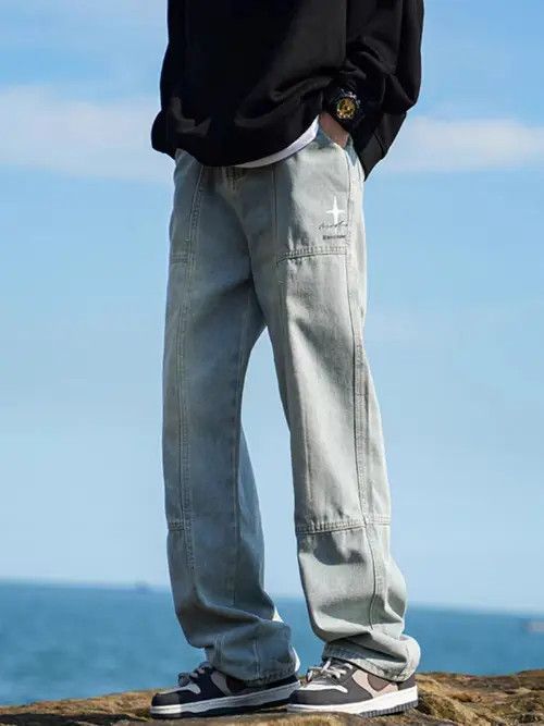 Japanese Brand Kurosawa x zai Light Blue High Street Vintage Loose Jeans Size US 31 - 8 Thumbnail
