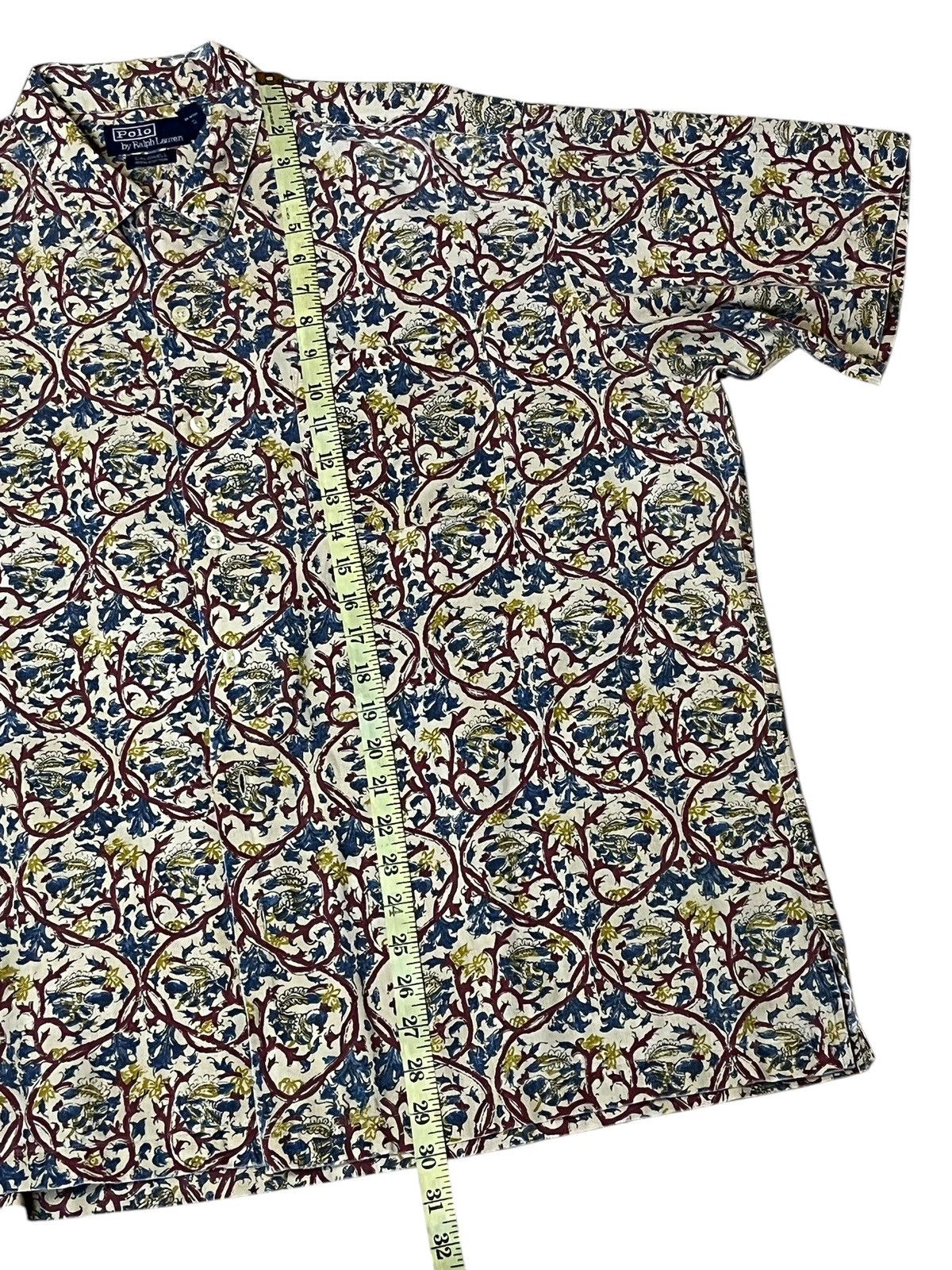 Polo Ralph Lauren VINTAGE POLO RALPH LAUREN BIRD PRINTED BUTTON UPS SHIRT Size US XL / EU 56 / 4 - 10 Thumbnail
