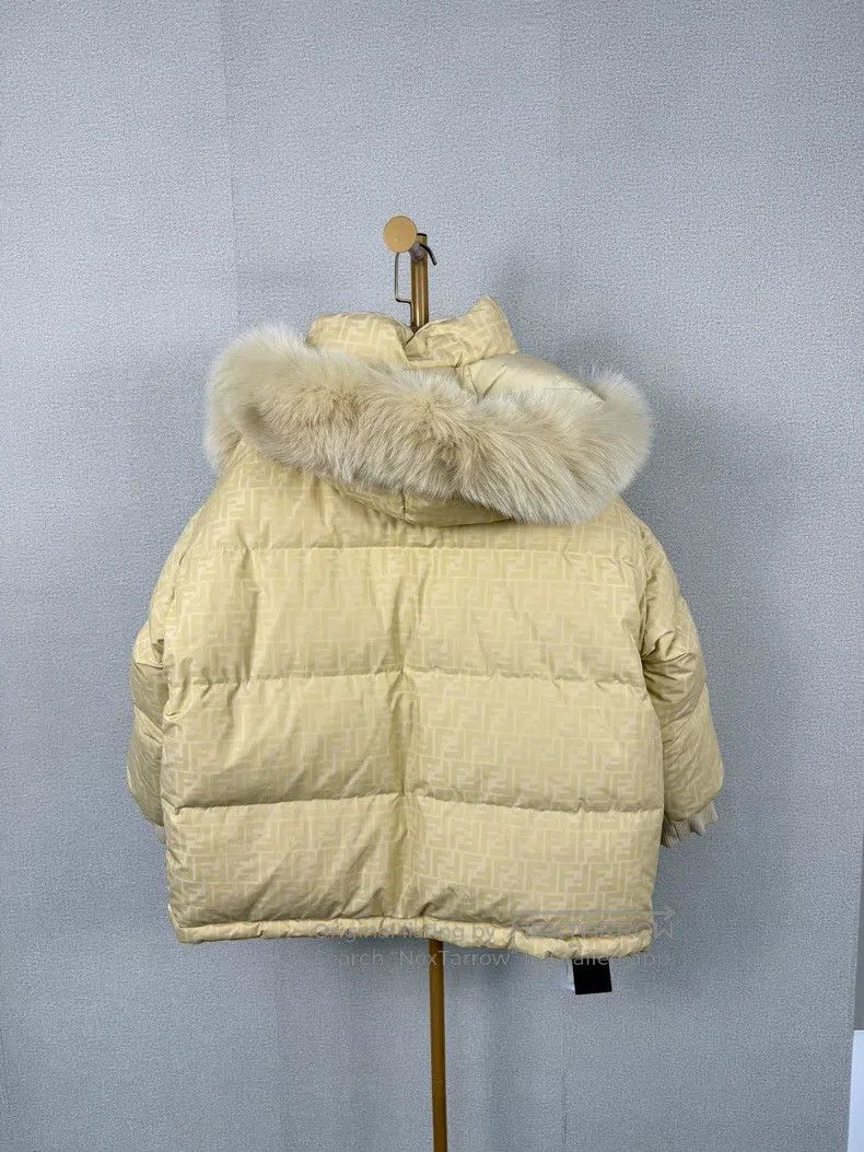 Fendi Fendi Reversible fur collar cotton padded coat Size M / US 6-8 / IT 42-44 - 2 Thumbnail