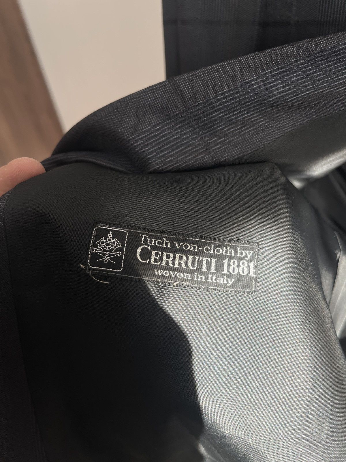Cerruti 1881 Vintage double-breasted blazer jacket cerruti 1881 black Size 40R - 6 Thumbnail
