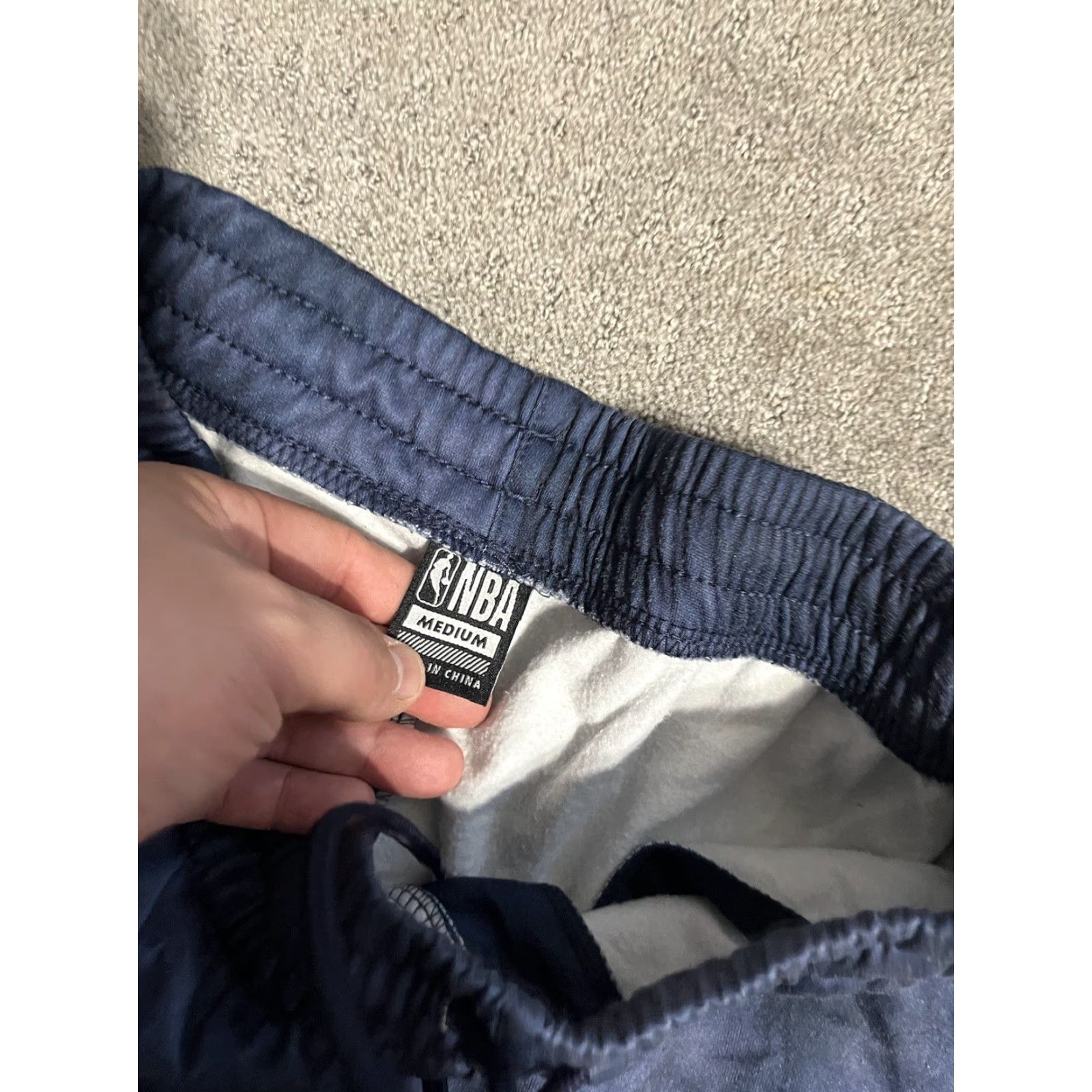 NBA NBA Men’s Sweatpants Size M Blue Drawstring Athletic Lounge Pants Size US 31 - 5 Thumbnail
