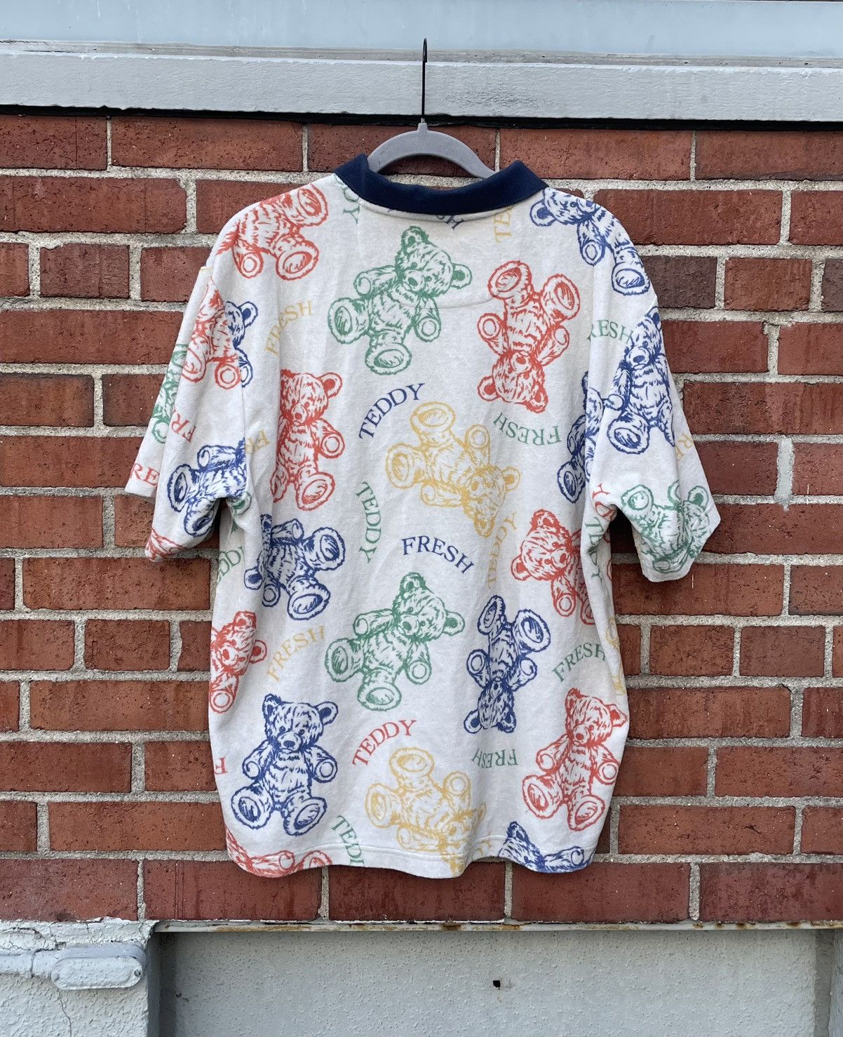 Teddy Fresh Teddy Fresh Terry Cloth Oversized All Over Print Bear Polo Size US L / EU 52-54 / 3 - 5 Thumbnail