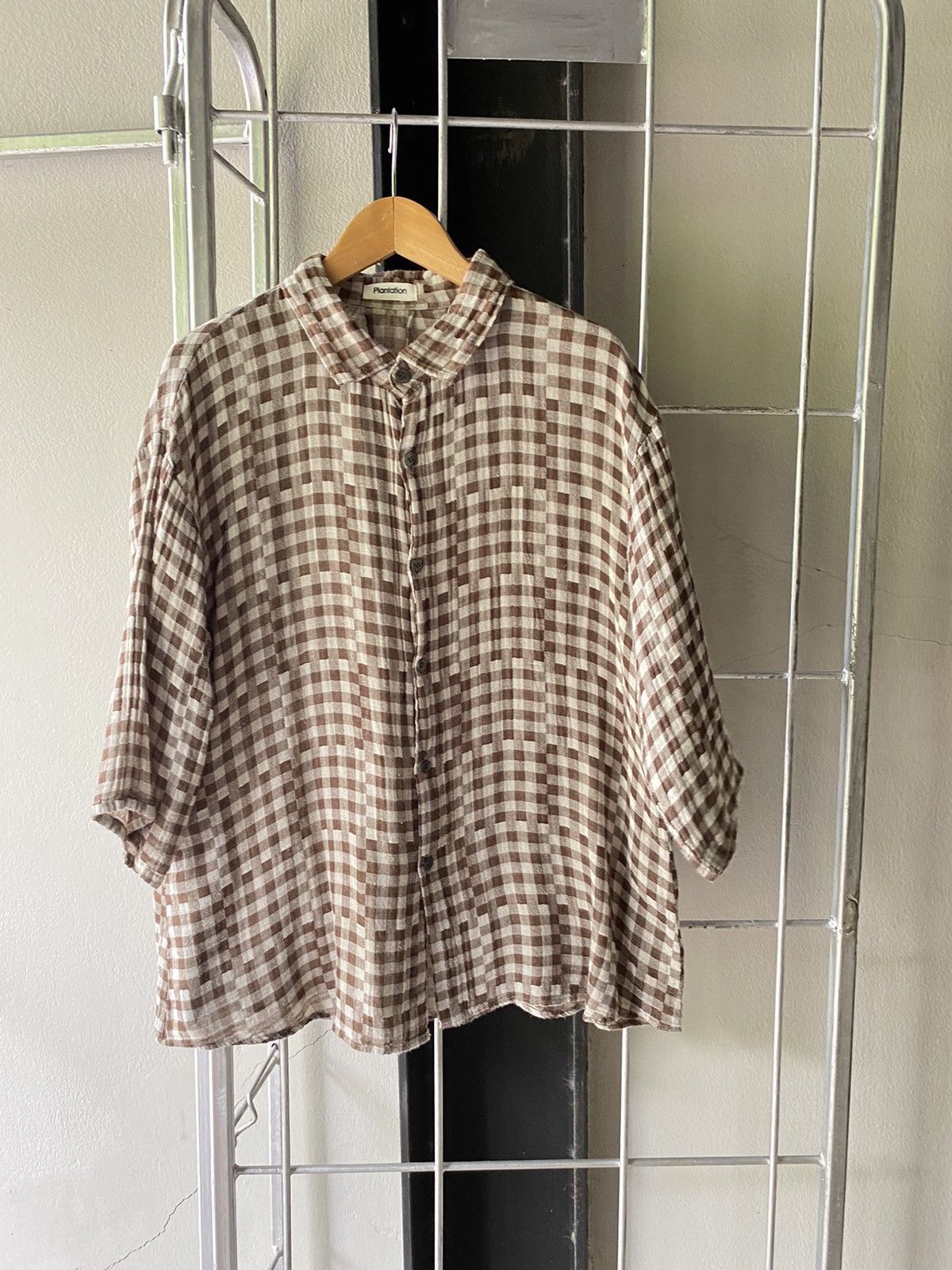 Issey Miyake Plantation brow plaid shirt Size M / US 6-8 / IT 42-44 - 11 Thumbnail