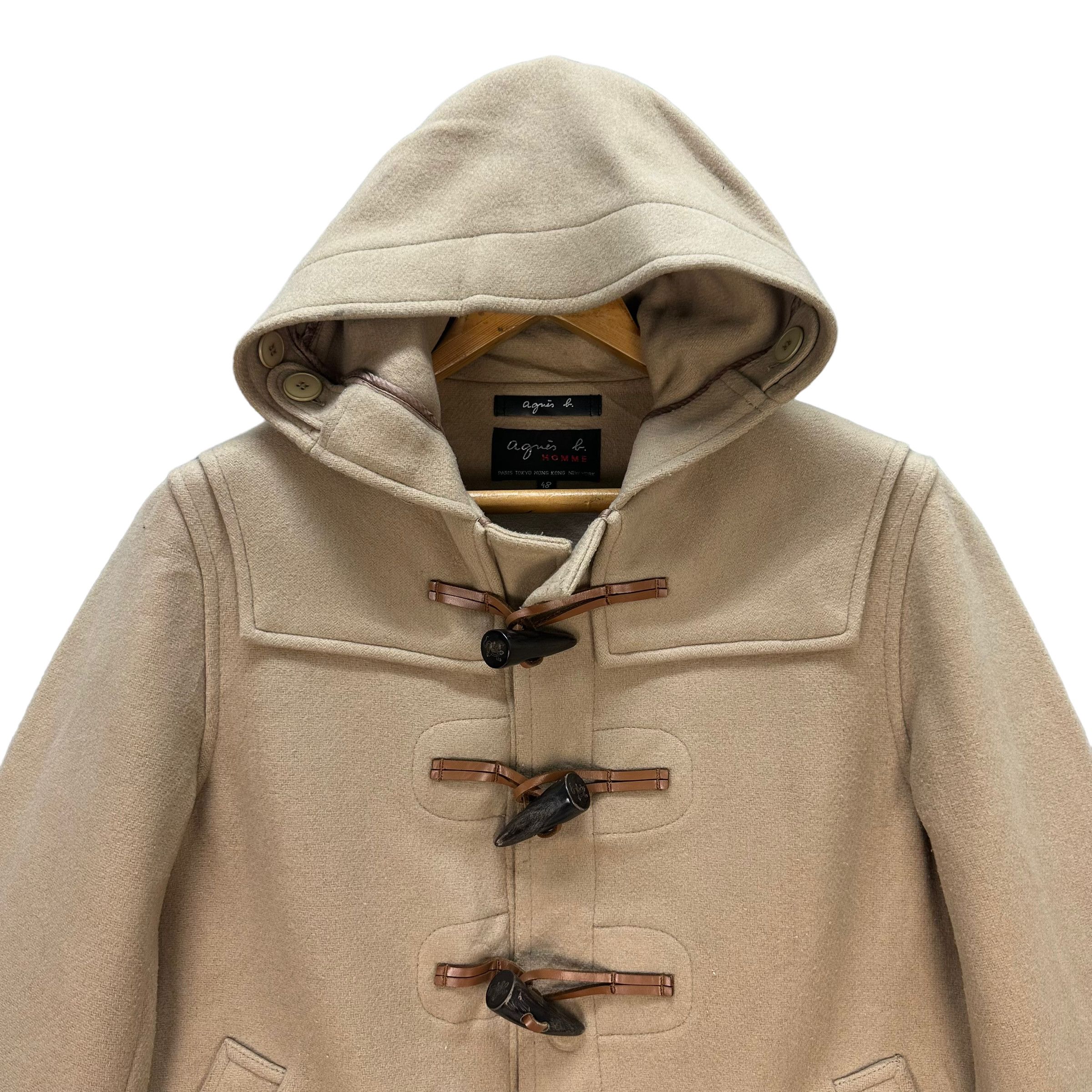 agnes b. AGNES B HOMME FABRIC BY MILIOR DUFFLE COAT #8322-003 Size US S / EU 44-46 / 1 - 2 Thumbnail