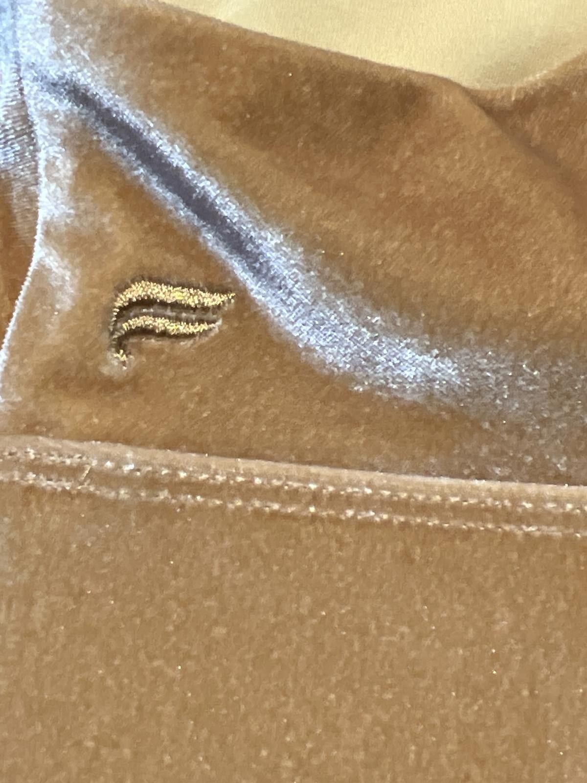 Fabletics Fabletics Oasis Twist Velour Sports Bra, Light Honey Gold M Size ONE SIZE - 5 Thumbnail