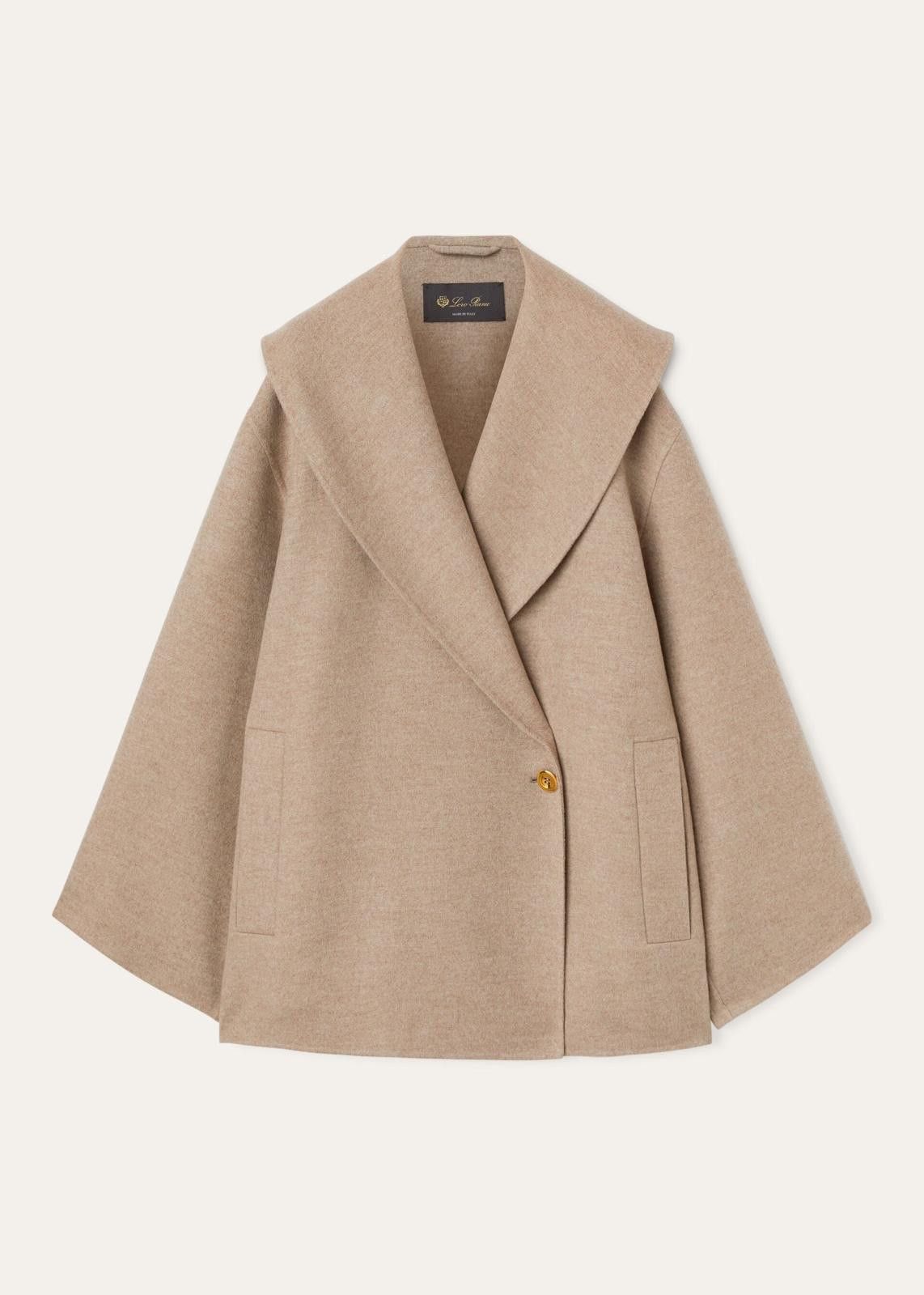 Loro Piana o1srvl11e1224 Enrique Cashmere Coat in Natural Brown Size XS / US 0-2 / IT 36-38 - 1 Thumbnail