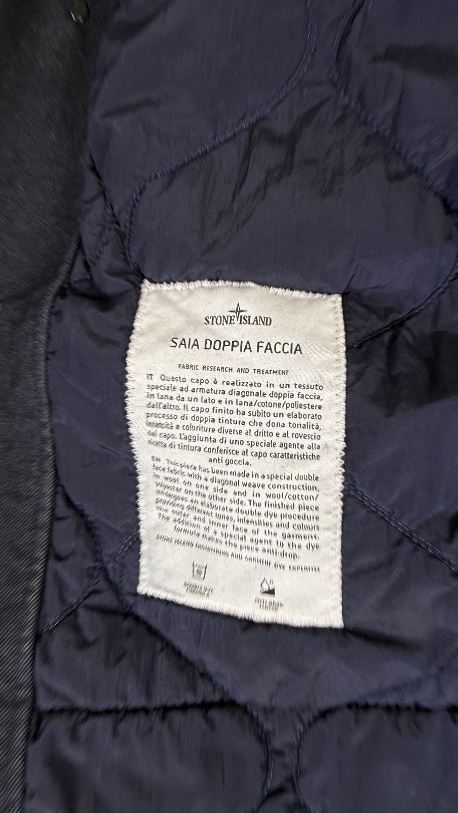 Stone Island Stone Island Saia Doppia Faccia Wool Coat Jacket Size US S / EU 44-46 / 1 - 7 Thumbnail
