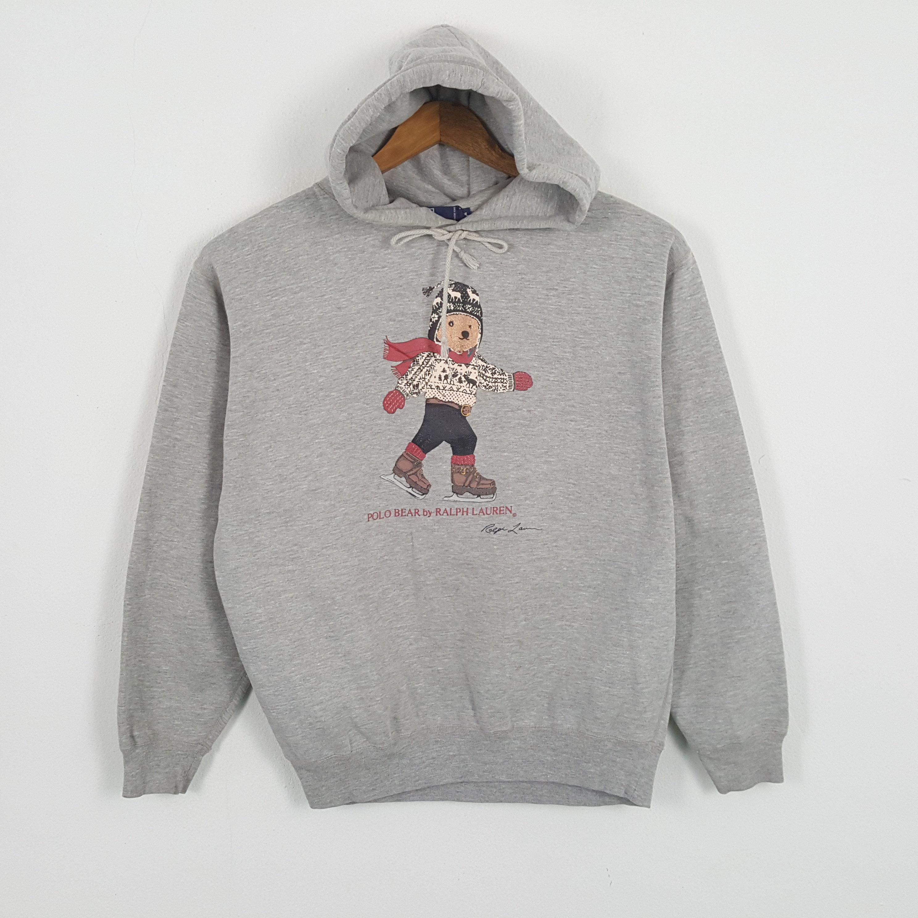 Polo Ralph Lauren × Vintage Vintage POLO BEAR by RALPH LAUREN Fashion Brand Hoodies Size US L / EU 52-54 / 3 - 1 Thumbnail