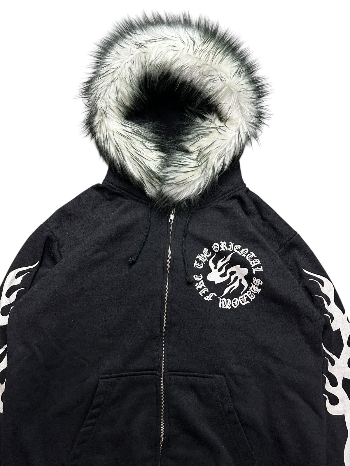 Japanese Brand WALL OF FAME TRIPLE DRAGON Zip Fur Hoodie IFSIX LGB STYLE Size US L / EU 52-54 / 3 - 3 Thumbnail