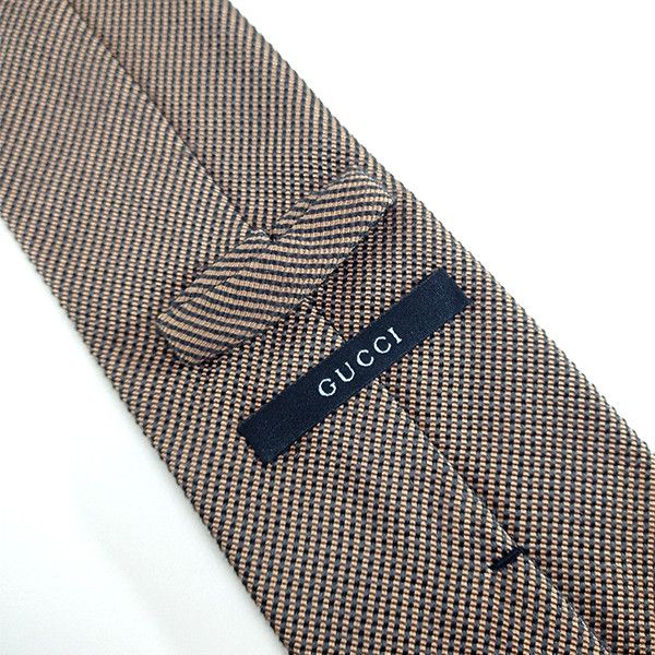 Gucci Vintage 1980s GUCCI Tie Necktie Striped Italy 60% Pure Silk Size ONE SIZE - 4 Thumbnail