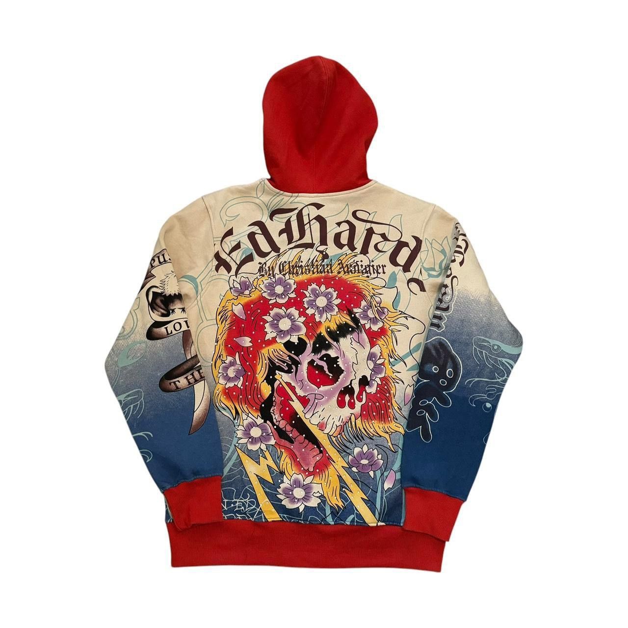 Christian Audigier × Ed Hardy Don Ed Hardy “Love Kills Slowly” Graphic Zip Up Jacket Size XL / US 12-14 / IT 48-50 - 2 Thumbnail