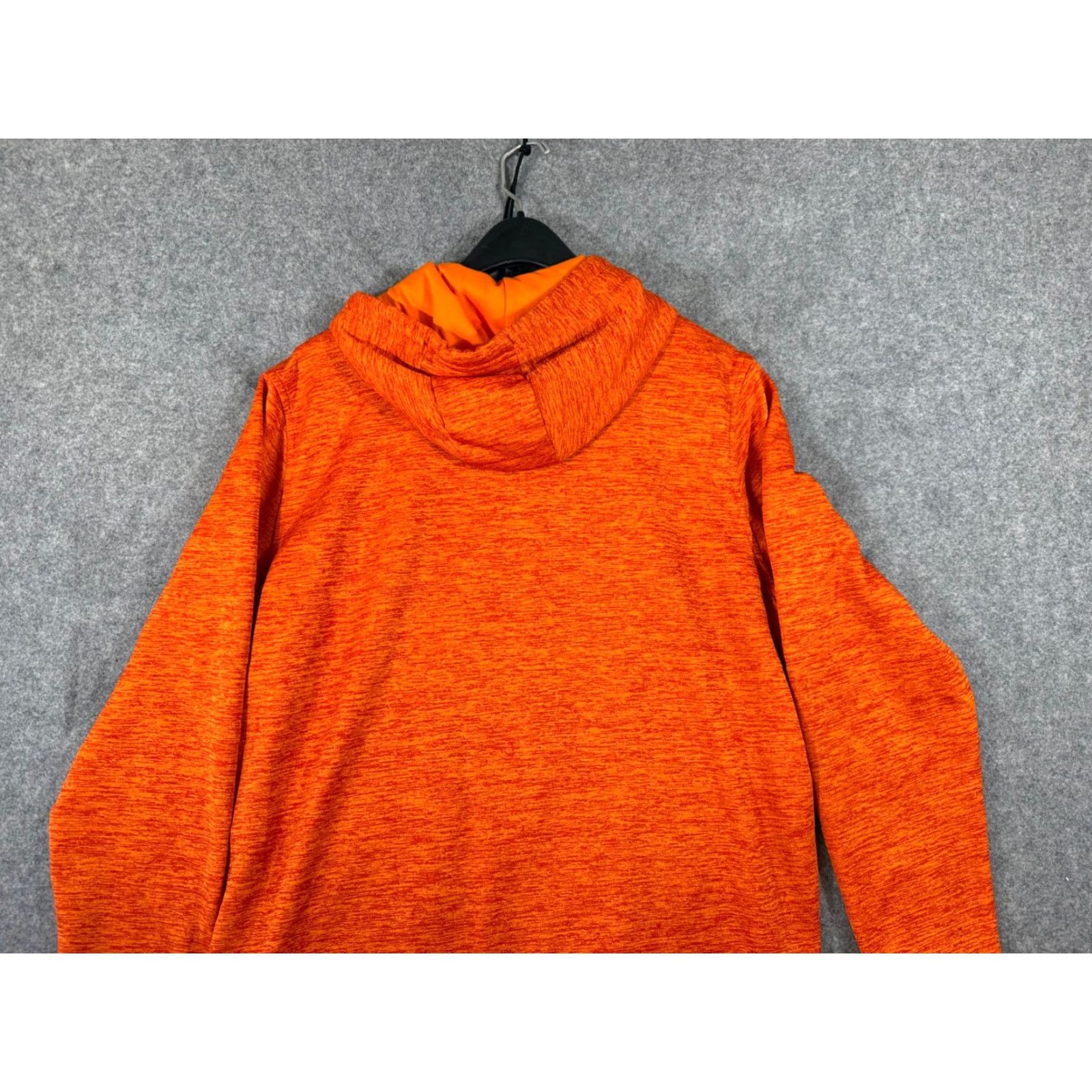 Under Armour Under Armour Hooded Sweatshirt Mens L Orange Fleece Coldgear Loose Drawstring Pullover Pockets Logo Size US L / EU 52-54 / 3 - 7 Thumbnail