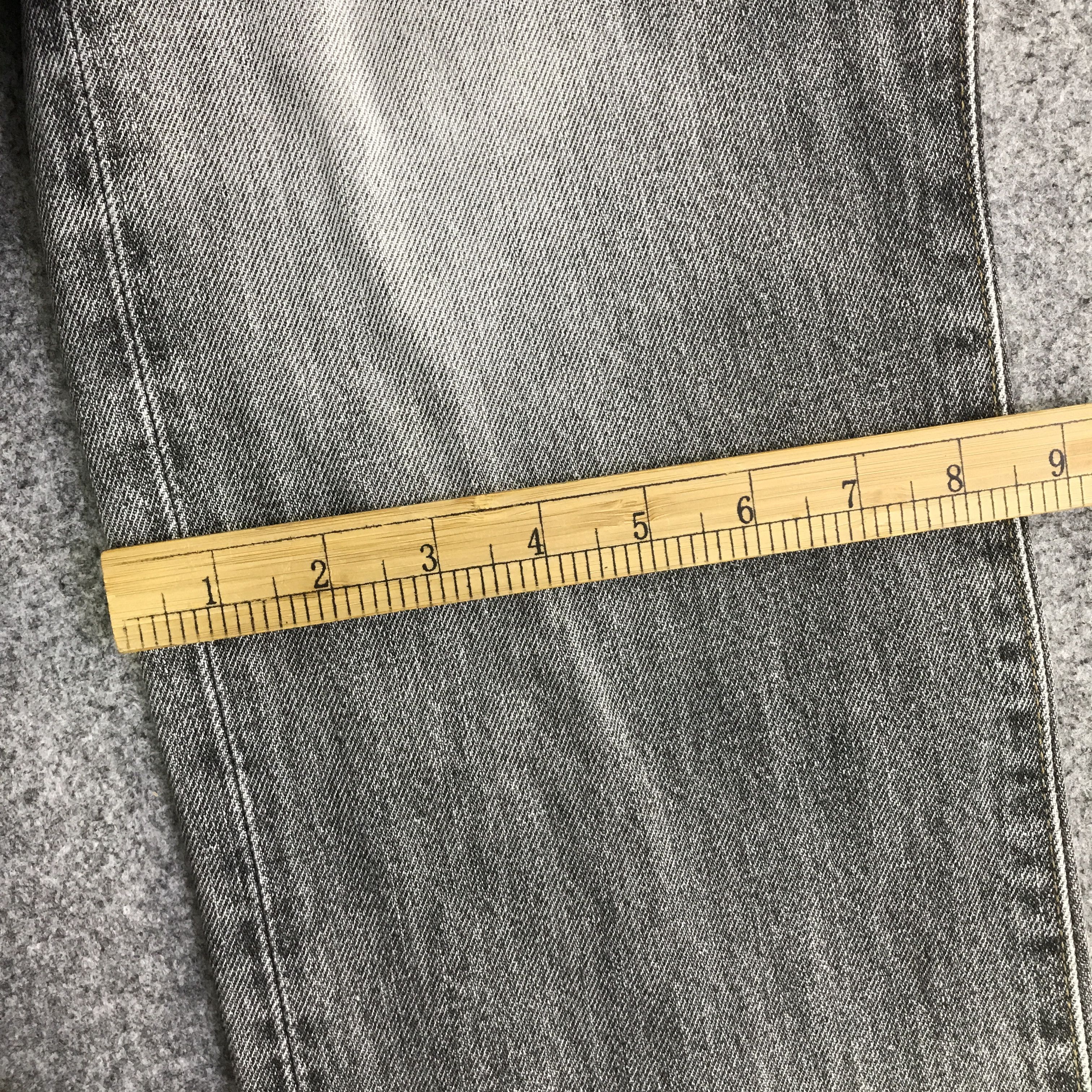 Edwin EDWIN BLACK FADED DENIM LIGHT PANTS K74B16 Size US 30 / EU 46 - 10 Thumbnail