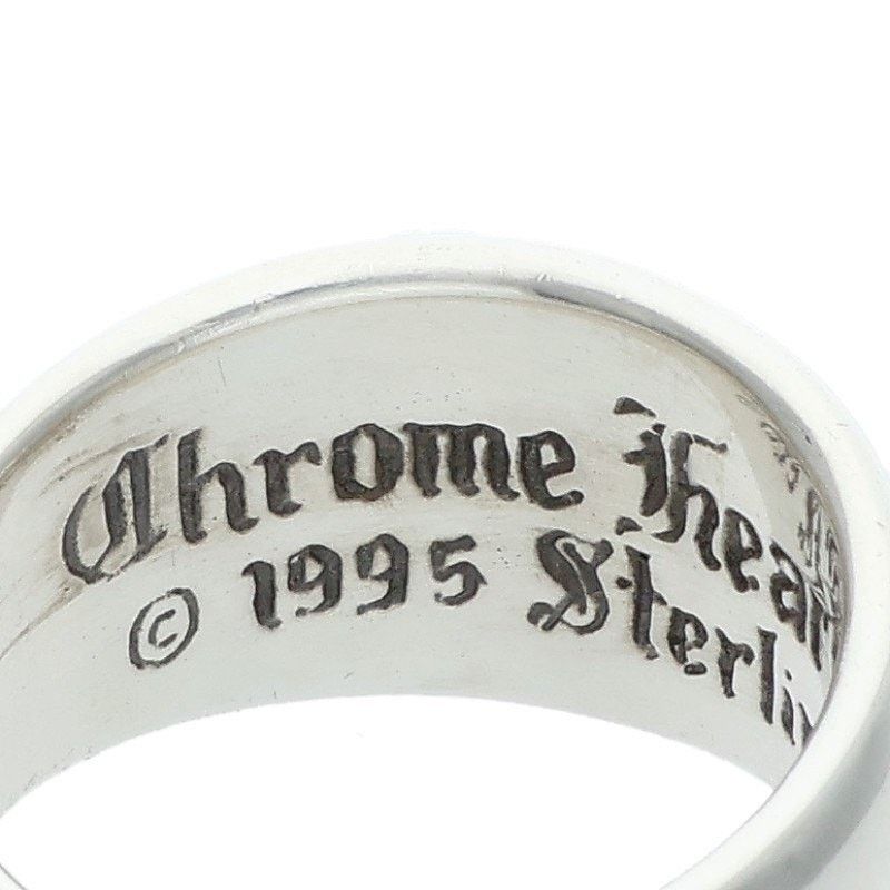 Chrome Hearts Chrome Hearts Heart in Band Silver Ring Size ONE SIZE - 3 Thumbnail