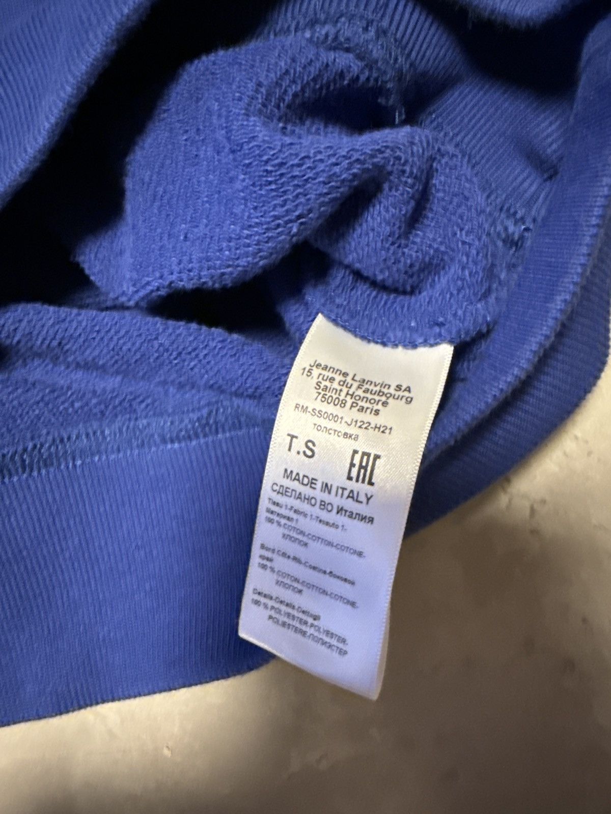 Lanvin Lanvin washed logo sweater Size US S / EU 44-46 / 1 - 6 Thumbnail