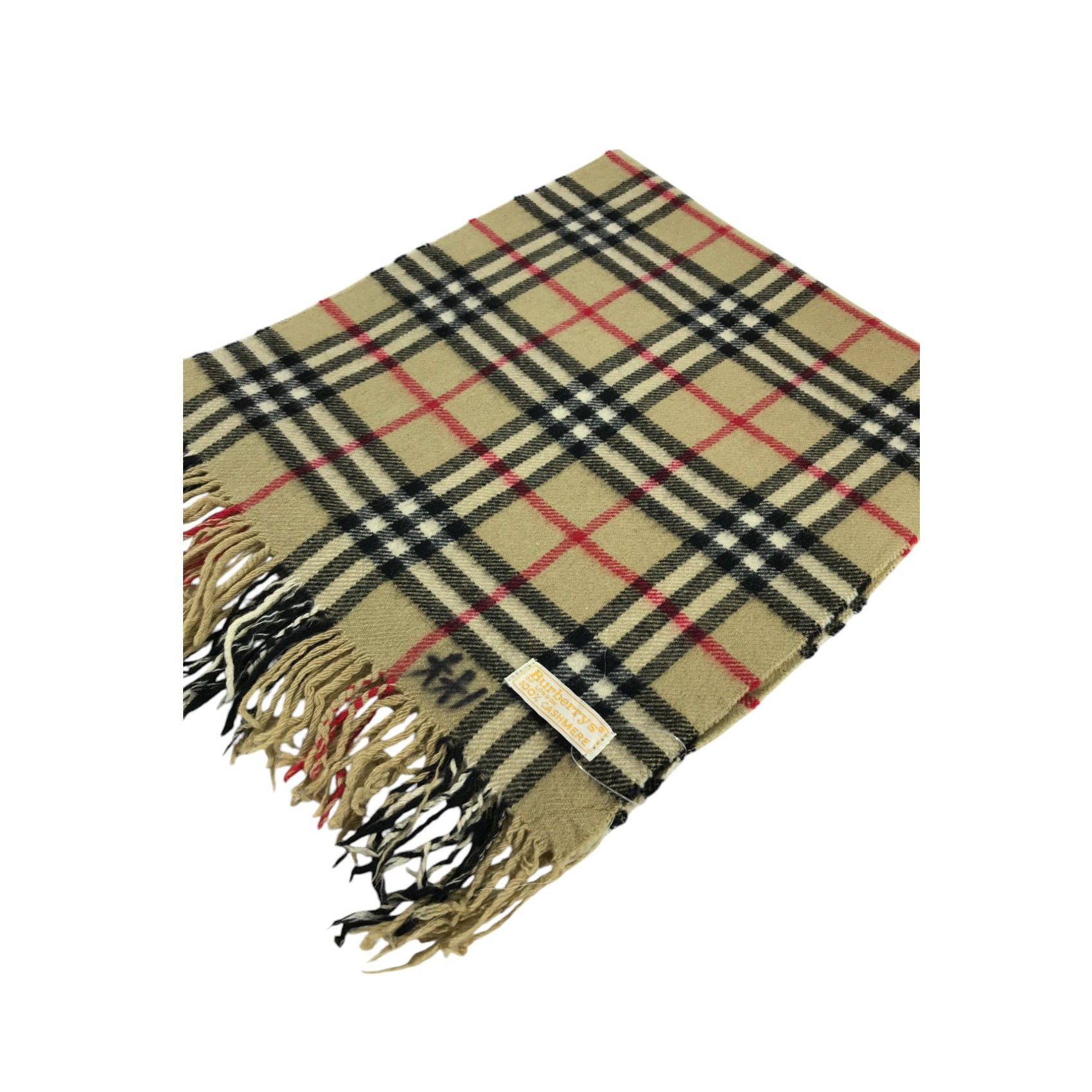 Burberry × Vintage Burberry Scarf / Muffler / Neckwear - WW1307 Size ONE SIZE - 3 Thumbnail