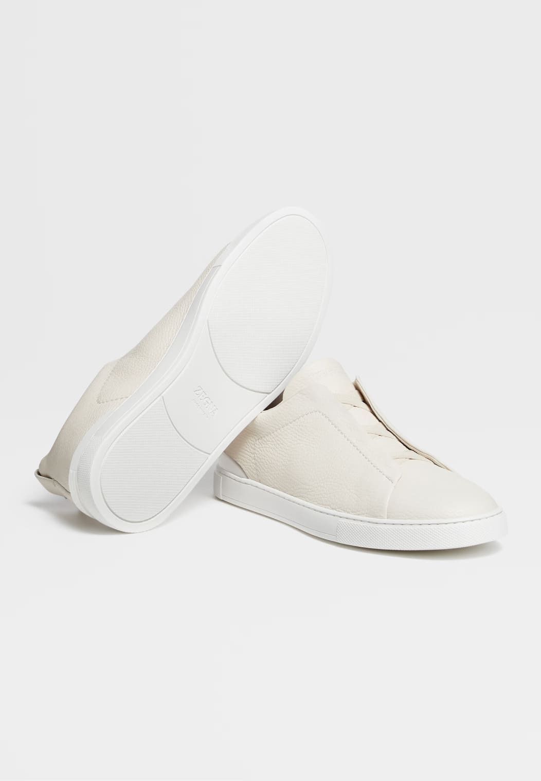 Ermenegildo Zegna o1s1rm0325 RLHCVO Triple Stitch™ Pelle di Cervo Sneakers Size US 8 / EU 41 - 3 Thumbnail