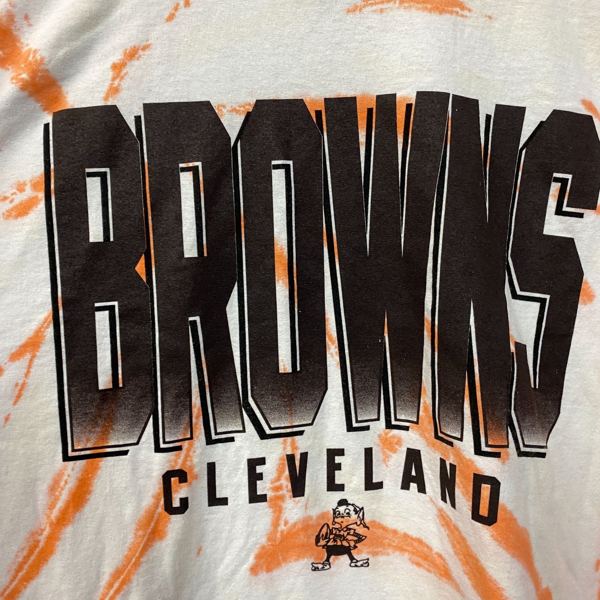Junk Food NFL Franchise AFC North Cleveland Browns Tie-Dye Long Sleeve Size US L / EU 52-54 / 3 - 2 Thumbnail
