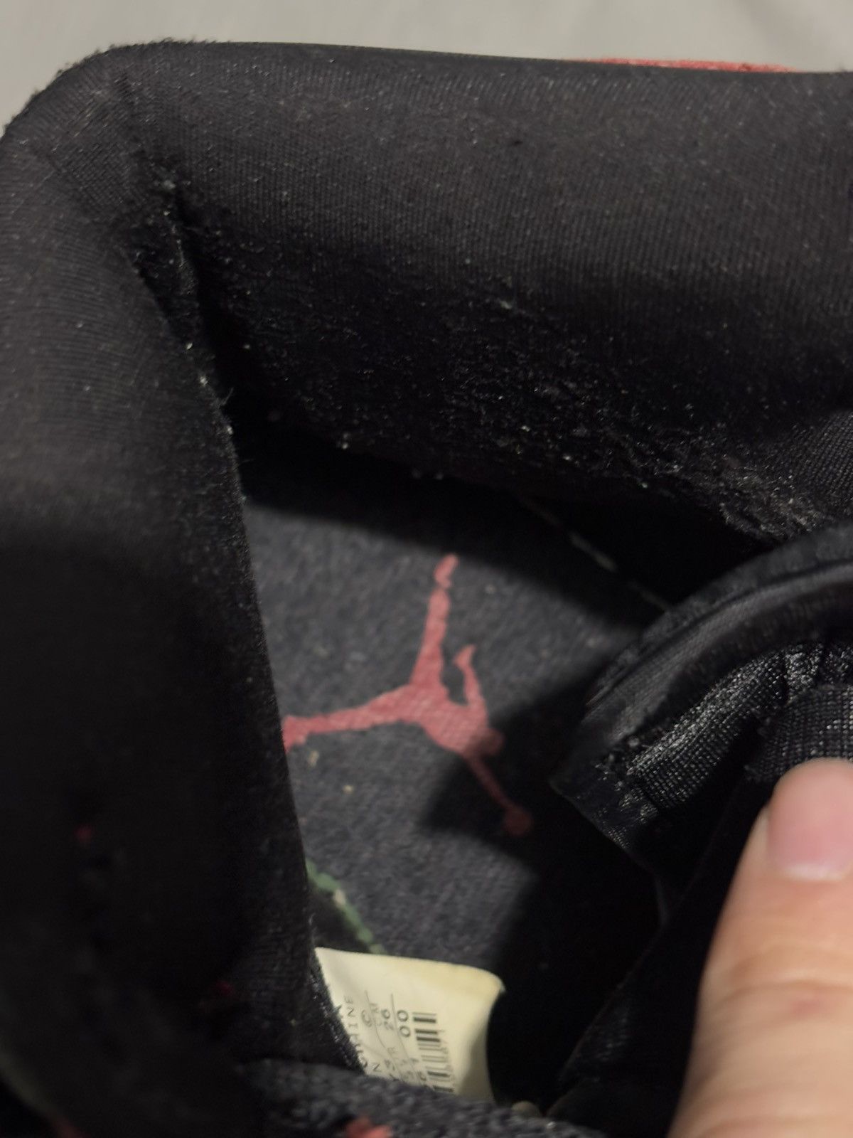 Jordan Brand 8 2001 Air Jordan 1 Retro Bred Black Varsity Red Y2k chicago Size US 8 / EU 41 - 9 Thumbnail