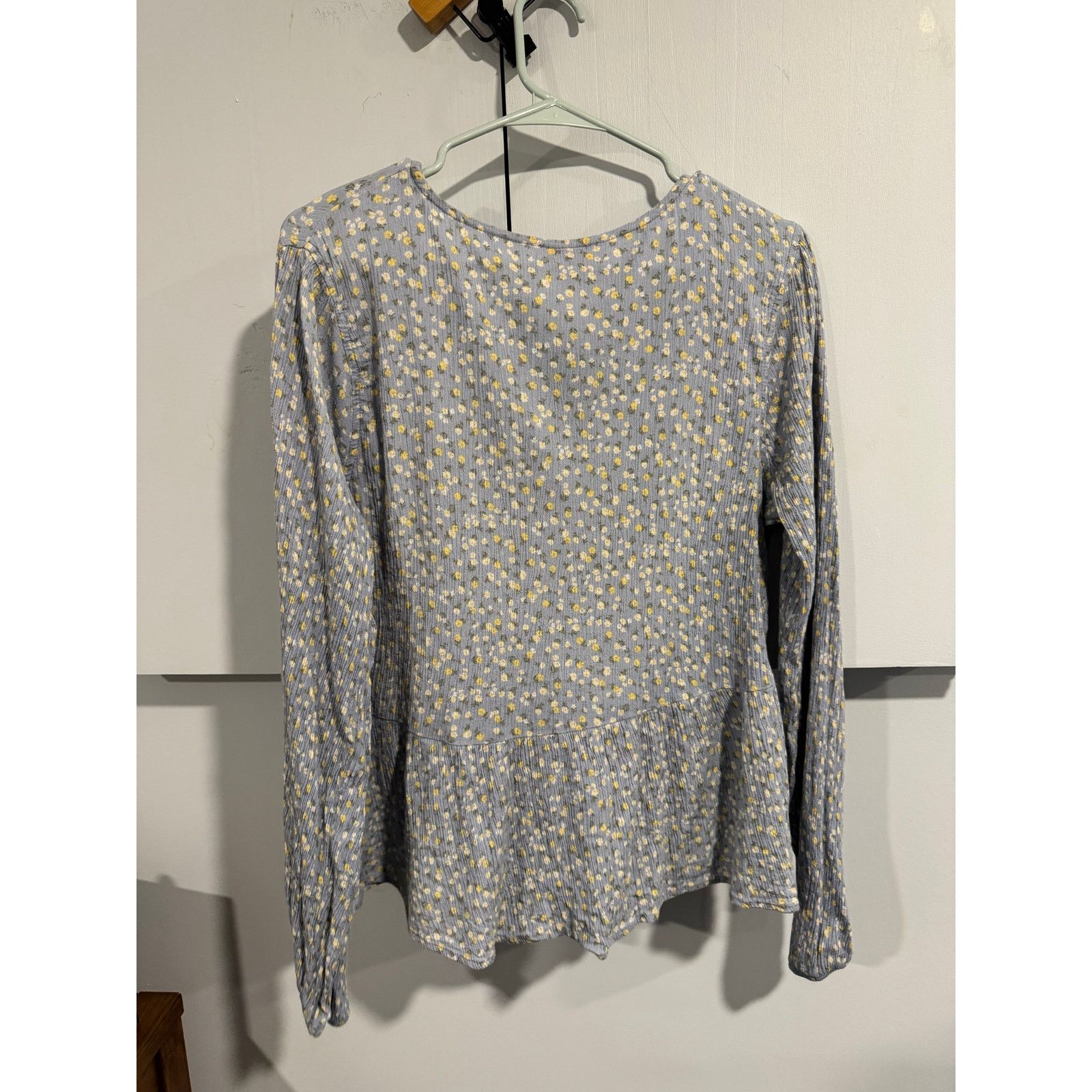 Other So Brand Womens Floral Long Sleeve Blouse Size Large Size L / US 10 / IT 46 - 1 Thumbnail