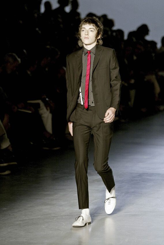 Dior × Hedi Slimane dior homme skinny tie ss2006 | Grailed