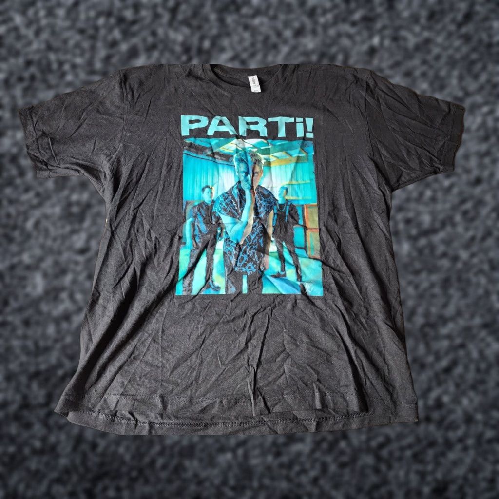 Tultex Mens XXL PARTi! Concert Tour Rock Band T Shirt Black Size US XXL / EU 58 / 5 - 1 Thumbnail