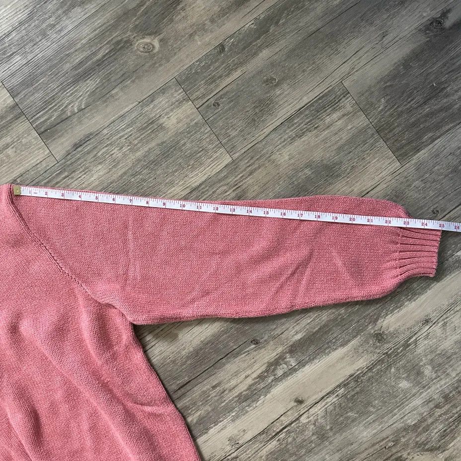 Polo Ralph Lauren Vintage Polo Ralph Lauren Pink Knitted Crewneck Sweater Size US XL / EU 56 / 4 - 6 Thumbnail
