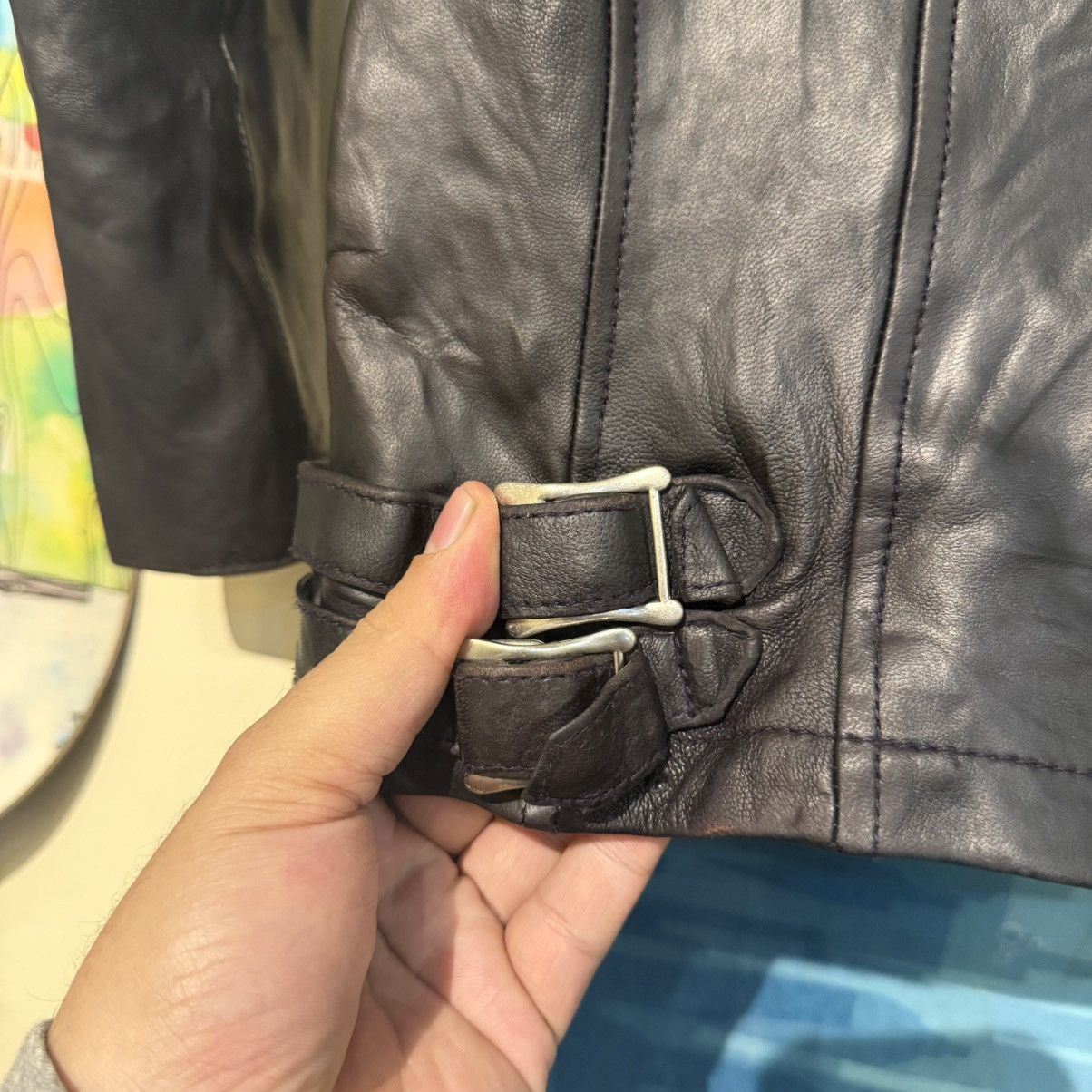 Hysteric Glamour × Japanese Brand × Vintage Hysteric Glamour Leather Jacket Size XS / US 0-2 / IT 36-38 - 9 Thumbnail