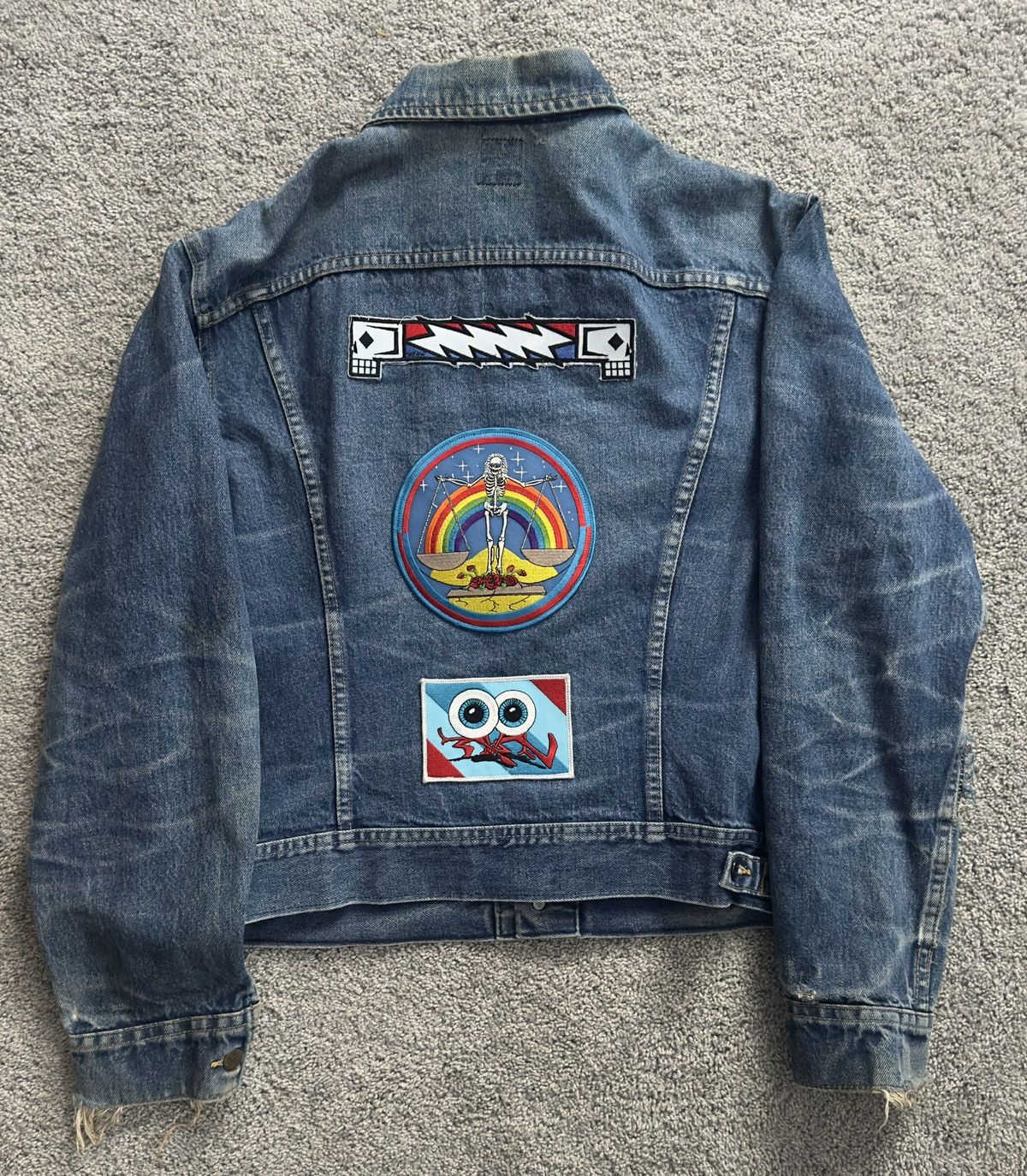 Lee Vintage Lees Patched Denim Trucker Jacket Size US M / EU 48-50 / 2 - 2 Thumbnail