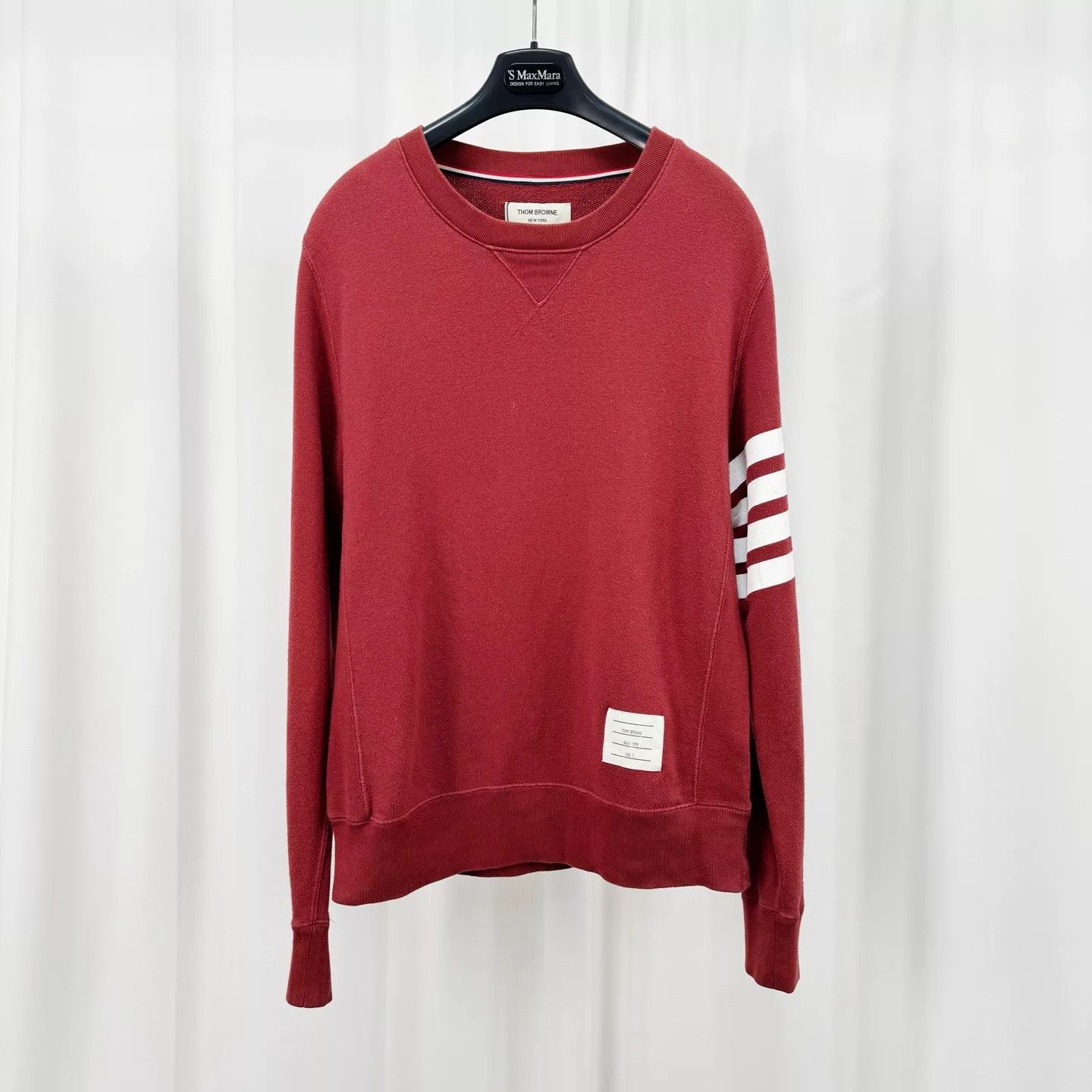 Thom Browne thom browne red long sleeve sweatshirt Size US M / EU 48-50 / 2 - 1 Thumbnail