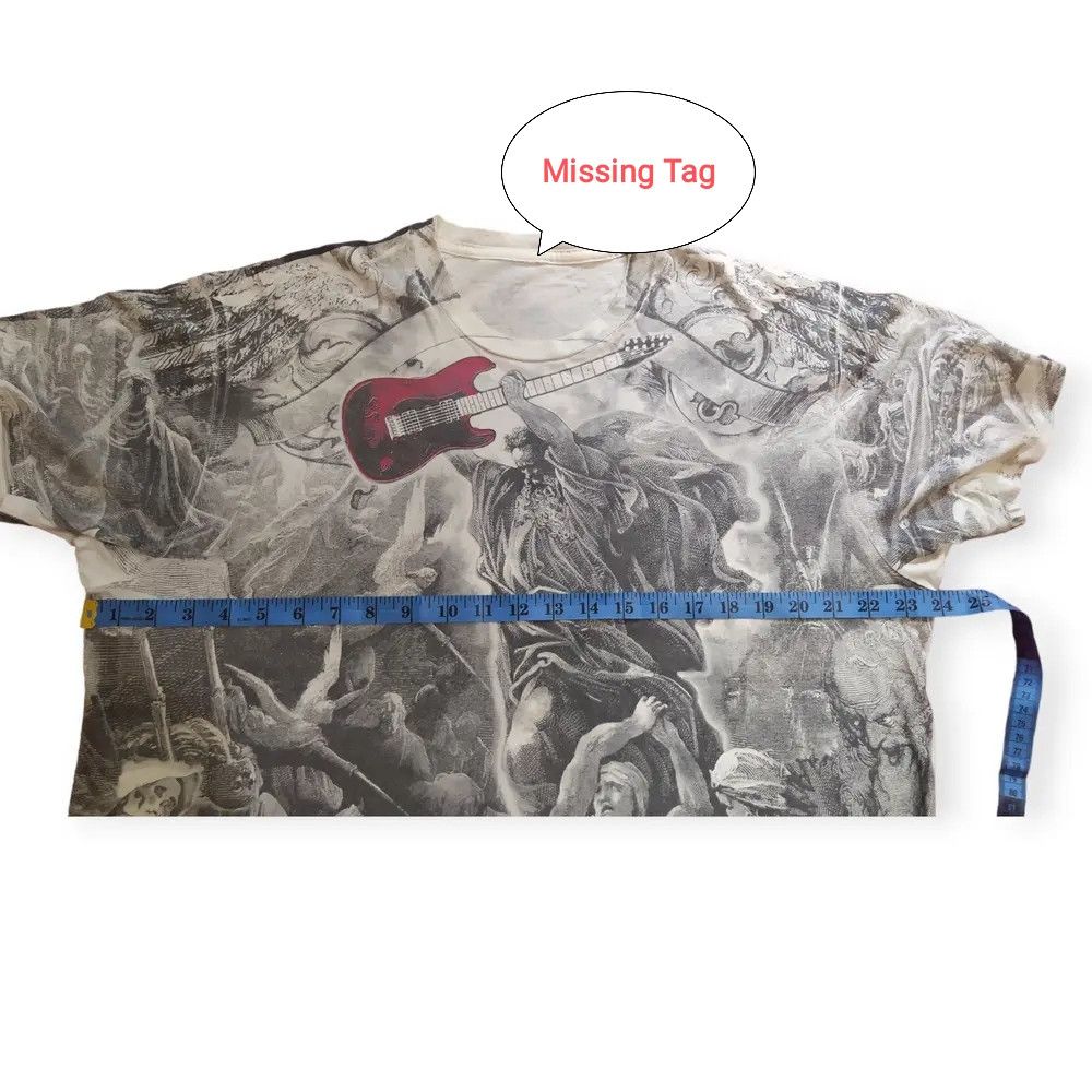 Vintage Heavy Metal Rock Graphic "Let There Be Rock" All Over Size US XL / EU 56 / 4 - 6 Thumbnail