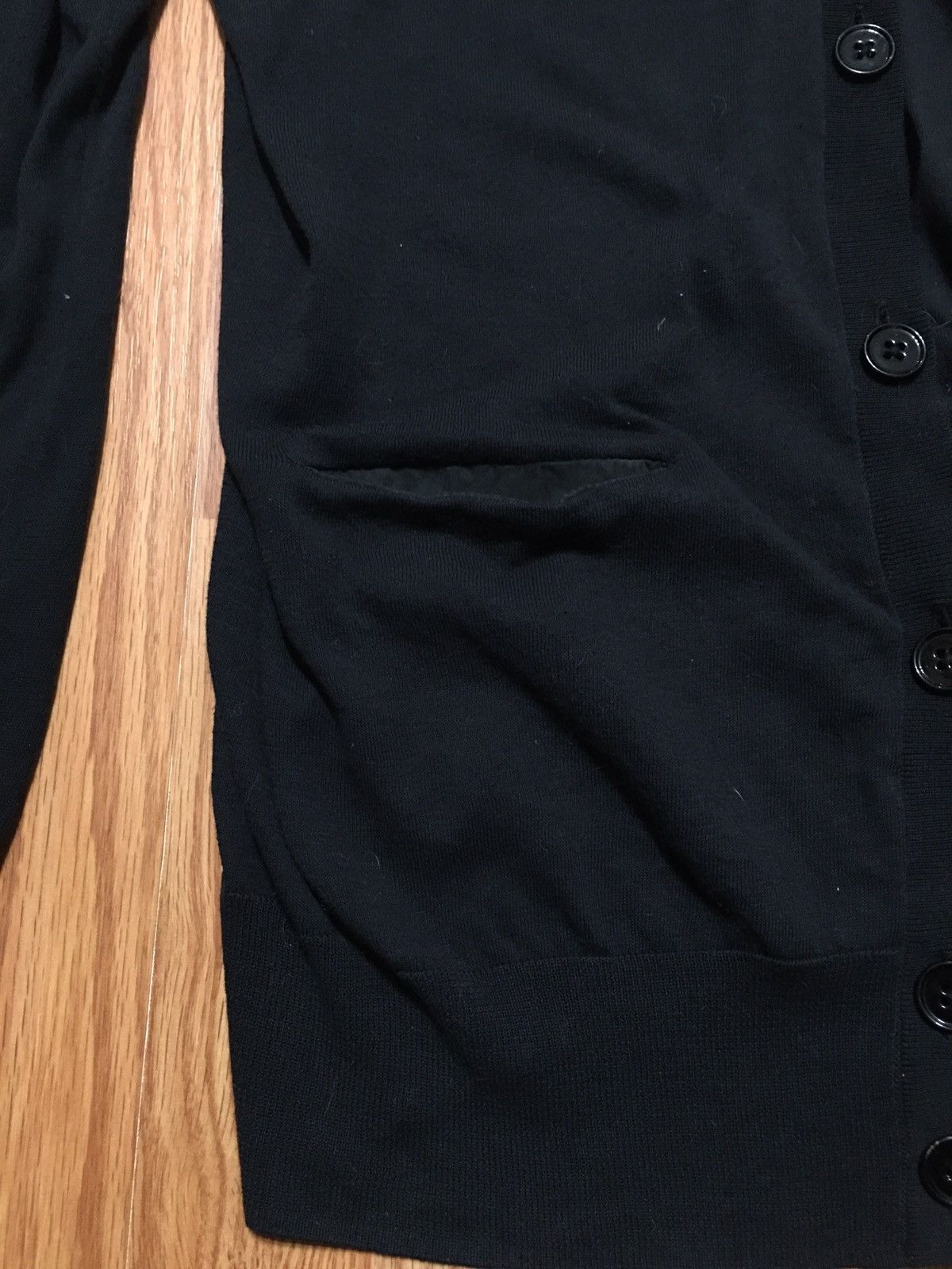 Acne Studios ACNE STUDIOS Cotton Black Oversize Sweater Cardigan Size M Size US M / EU 48-50 / 2 - 7 Thumbnail