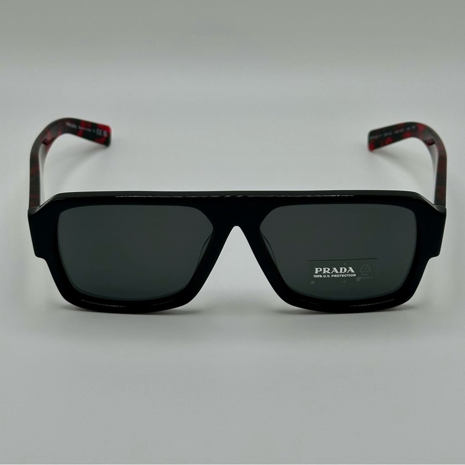 Prada NEW PRADA Sunglasses PR22YSF 1AB5S0 Black/Dark Grey Unisex Size ONE SIZE - 2 Thumbnail