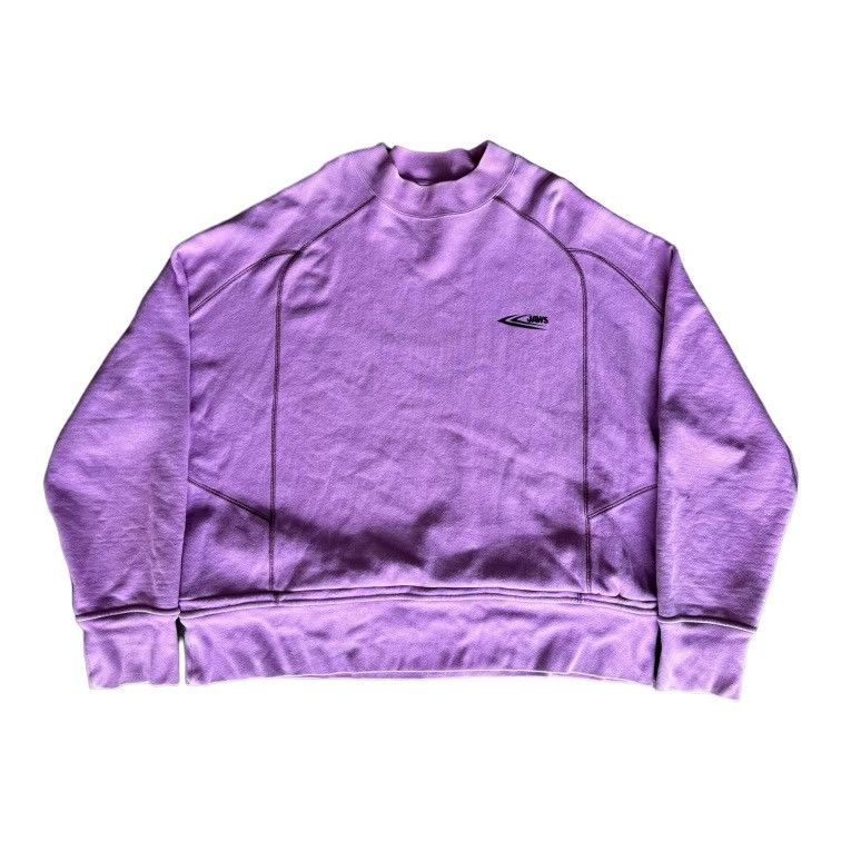 image of Calvin Klein 205W39Nyc x Raf Simons Raf Simmons Jaws Crewneck in Pink, Men's (Size Large)