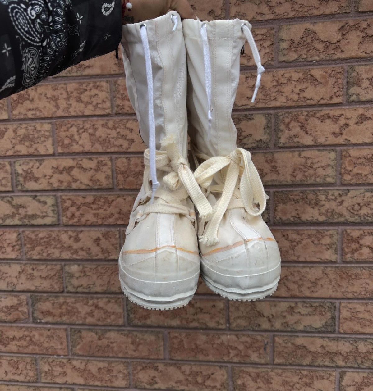 Vintage Off White Vintage Military Muk Zip Combat Boots Size US 9.5 / EU 42-43 - 7 Thumbnail