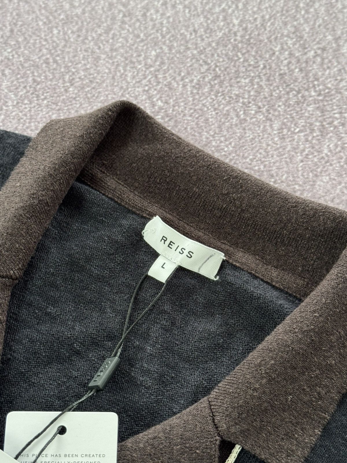 Reiss Reiss Old Money Vibe Glamour Luxury Polo Shirt Size US L / EU 52-54 / 3 - 10 Thumbnail
