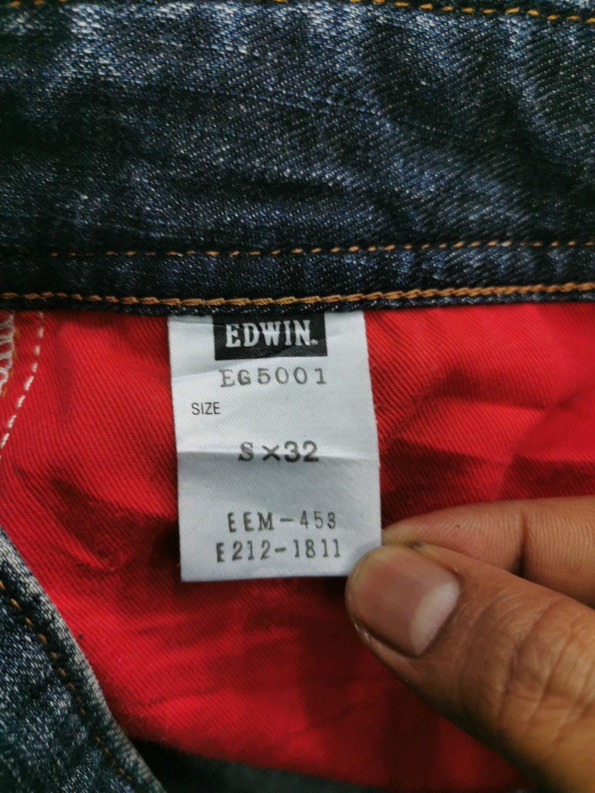 Edwin Vintage Edwin E Function Engineered Curved Leg Jeans Pants Size US 29 - 9 Thumbnail