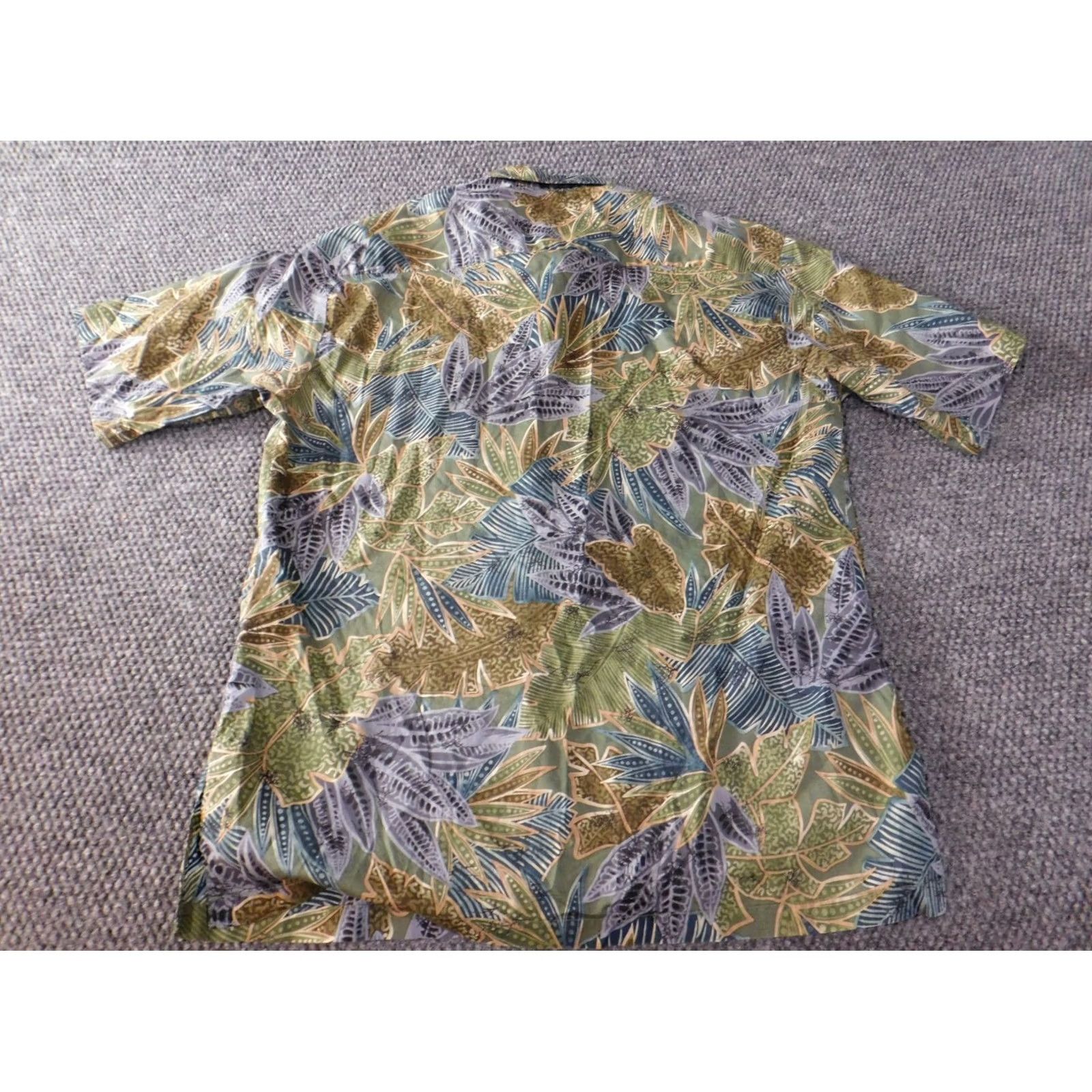 Tori Richard Tori Richard Hawaiian Shirt M Green Floral Button-Up Mens Short Sleeve Button-Down Collared Size US M / EU 48-50 / 2 - 6 Thumbnail