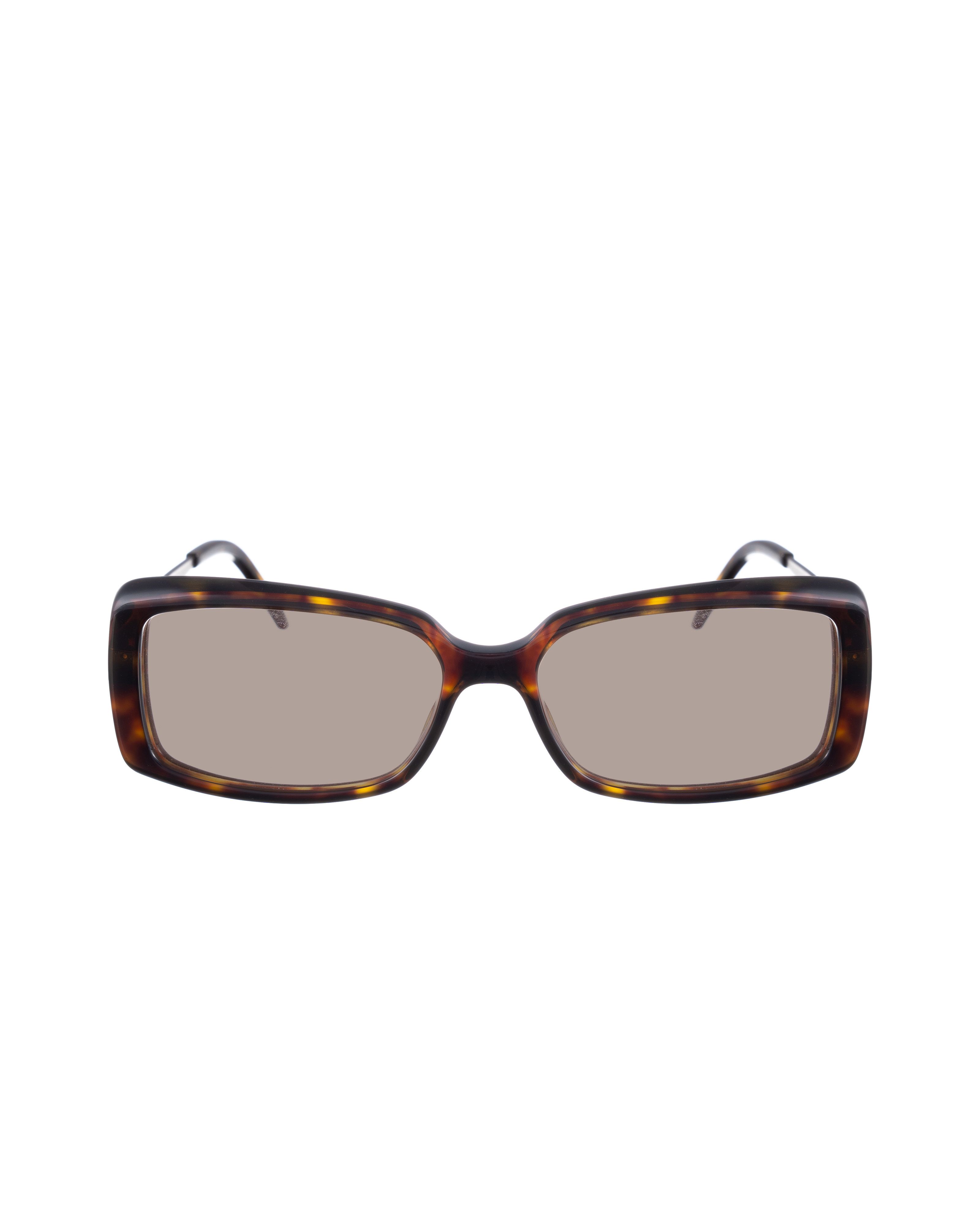 Gucci Gucci 00s Havana Rectangular Monogram Sunglasses Size ONE SIZE - 2 Thumbnail