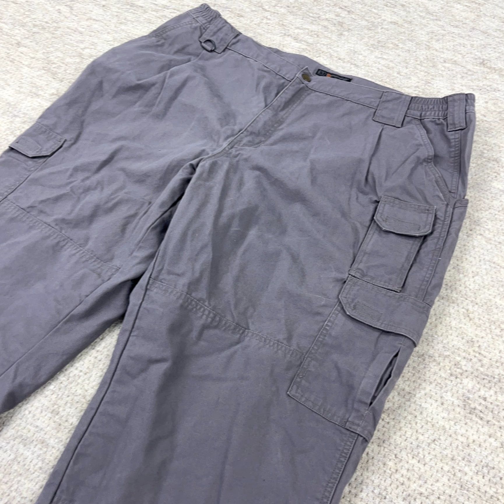 Vintage 5.11 Tactical Cargo Pants Men 44x30 Gray Canvas Taclite Pro Cargo Pocket 5-Pocket Regular Jeans Style Mens Size US 44 / EU 60 - 6 Thumbnail