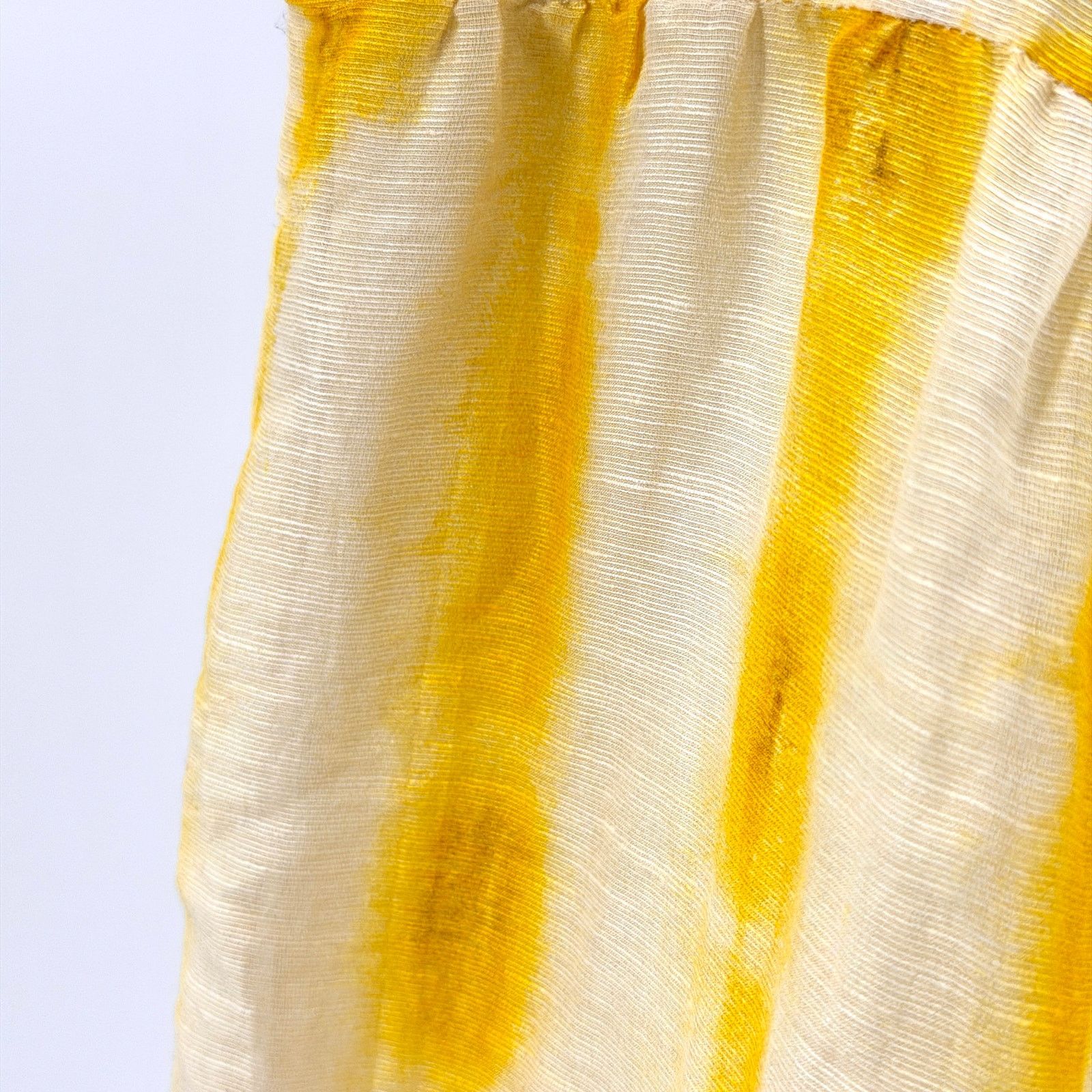 Marie Oliver Marie Oliver Yellow Watercolor Ruffle Mini Babydoll Dress Size S / US 4 / IT 40 - 3 Thumbnail